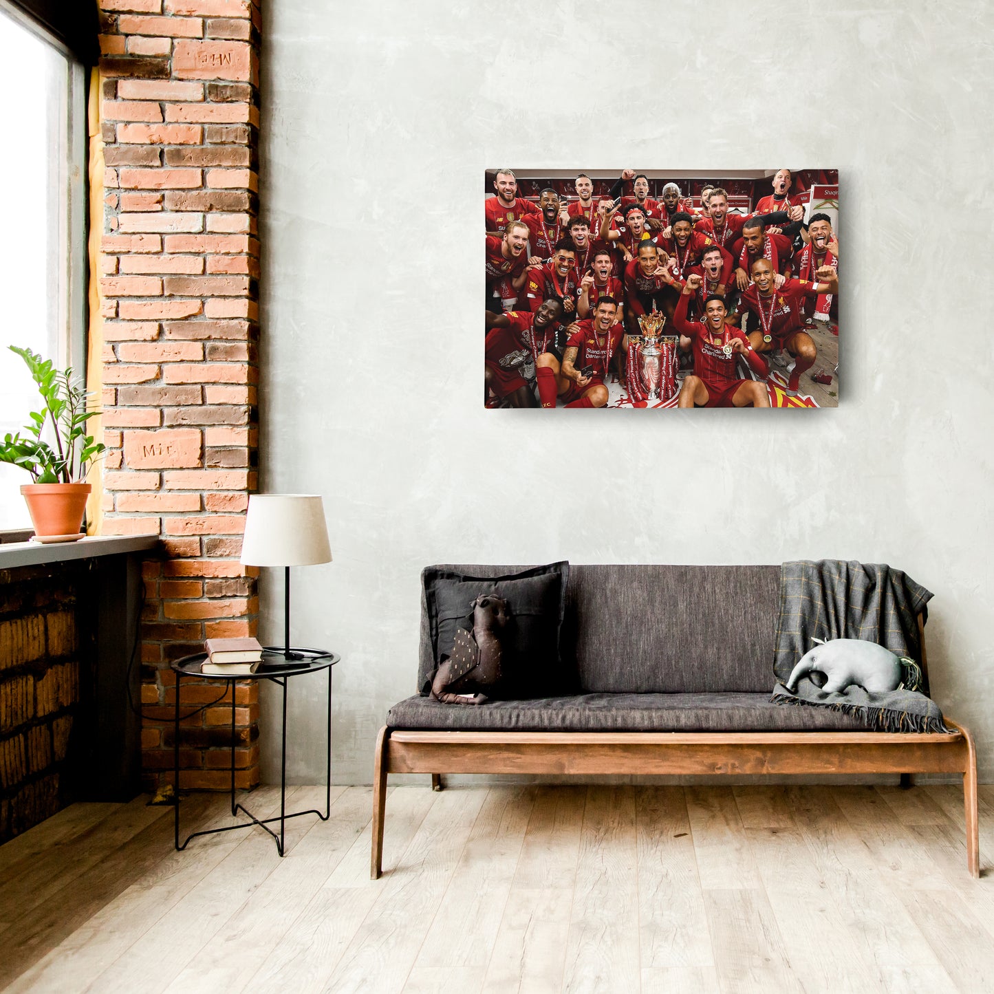 Liverpool Champions Canvas – Soccer Wall Art for Fans