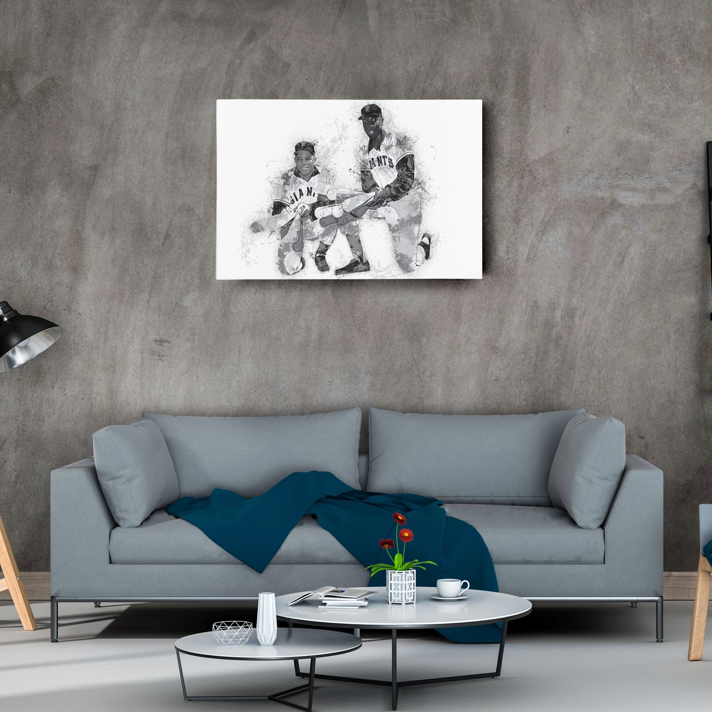 Willie Mays & Willie McCovey Canvas Art – San Francisco Giants Wall Decor