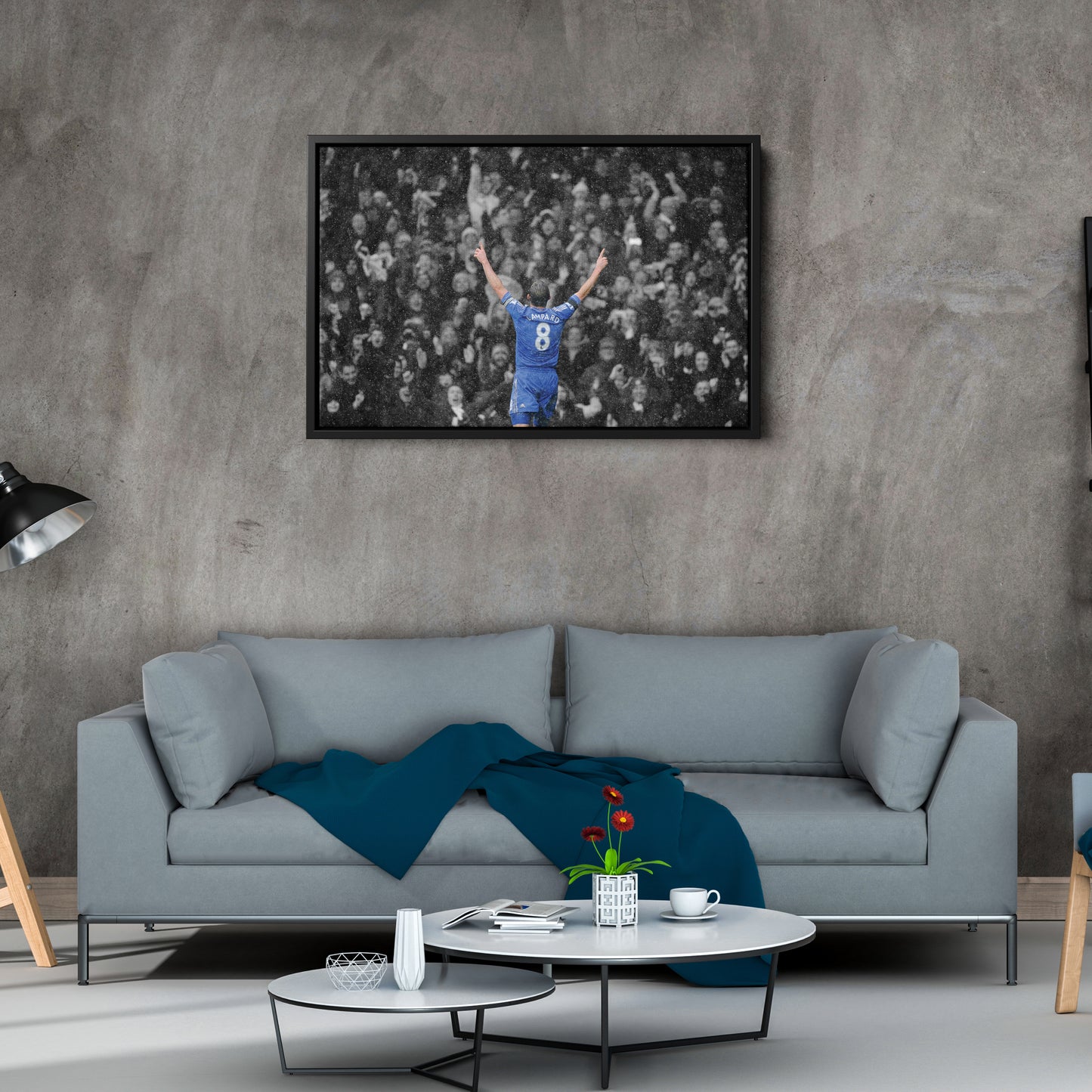 Frank Lampard Canvas – Soccer Legend Canvas for Man Cave