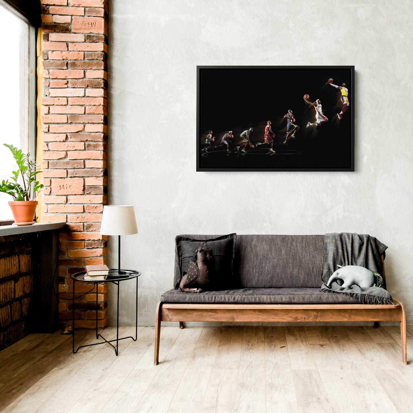 LeBron James Canvas Art – Lakers Evolution Wall Decor