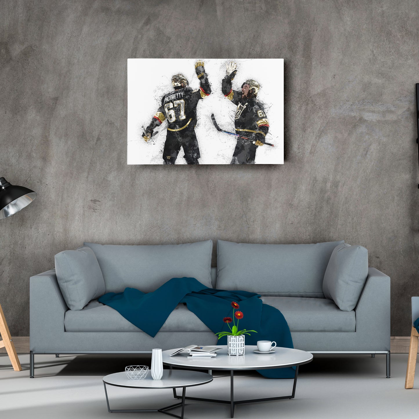 Max Pacioretty & Mark Stone Canvas Art – Vegas Golden Knights Wall Decor