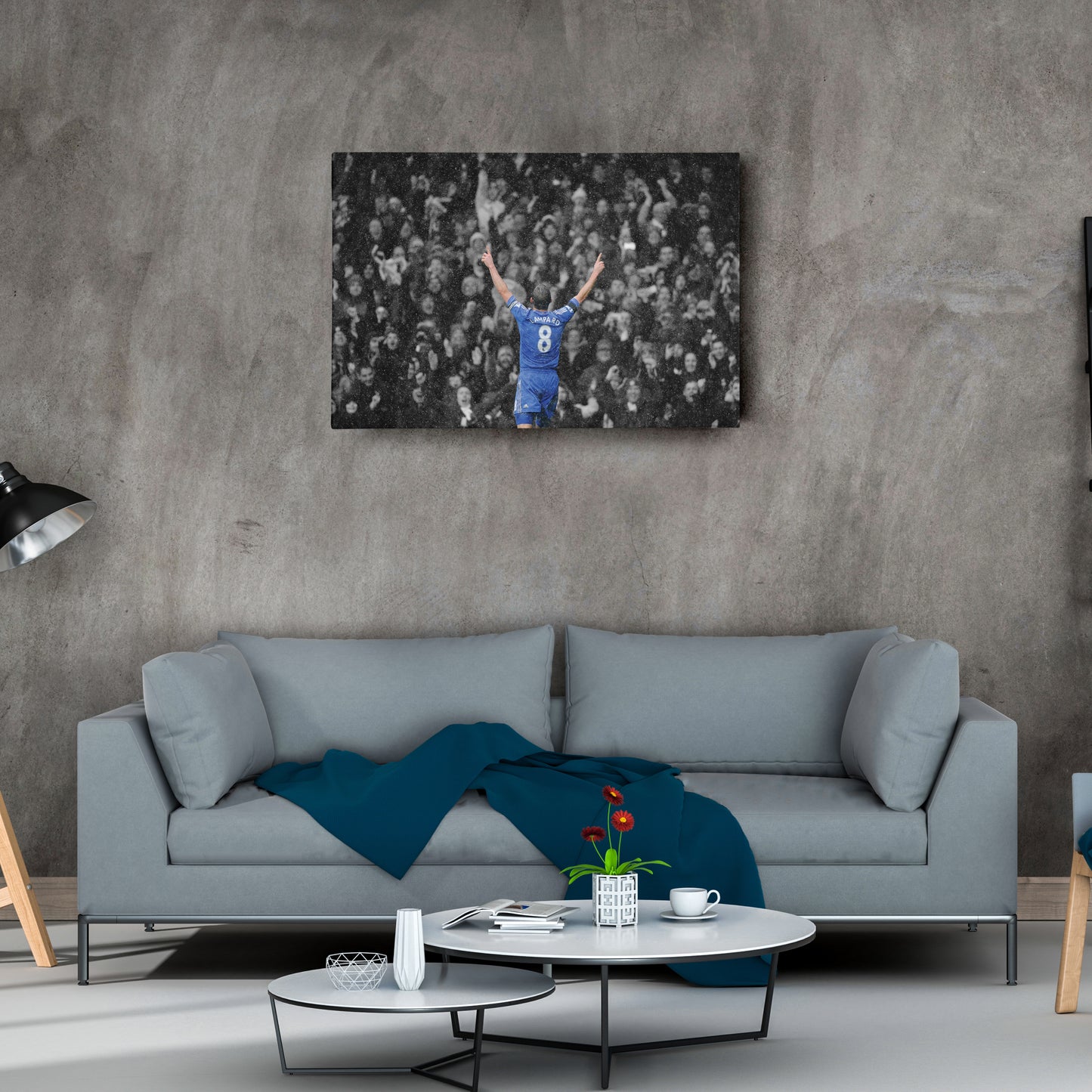 Frank Lampard Canvas – Soccer Legend Canvas for Man Cave