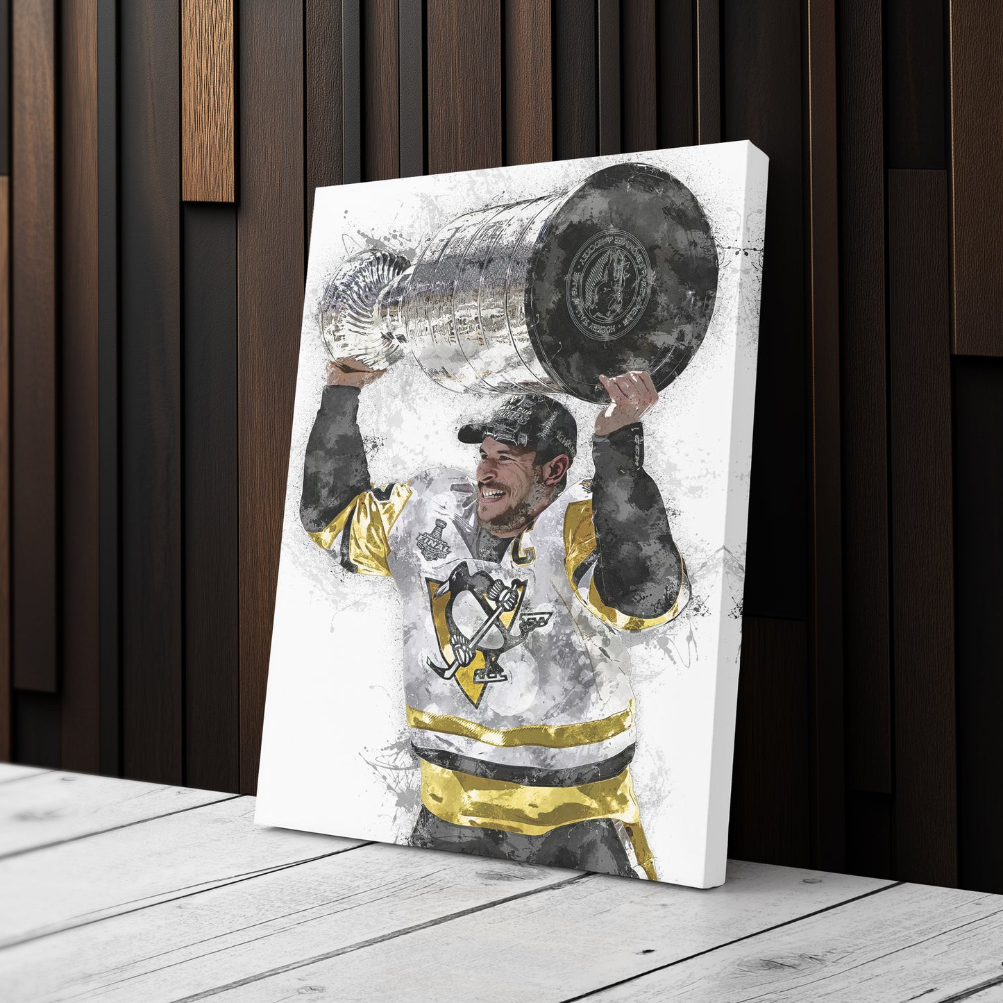 Sidney Crosby Canvas Art – Pittsburgh Penguins Wall Decor