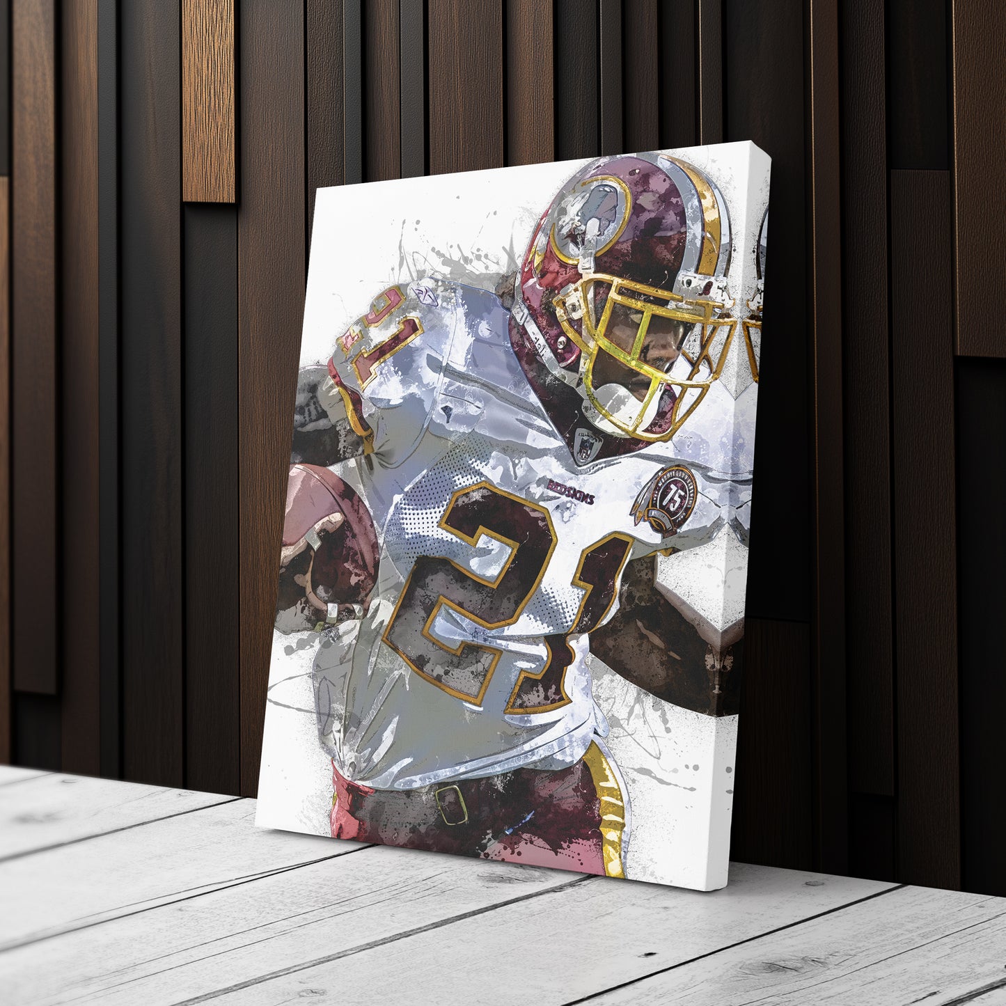 Sean Taylor Canvas Art – Washington Commanders Wall Decor
