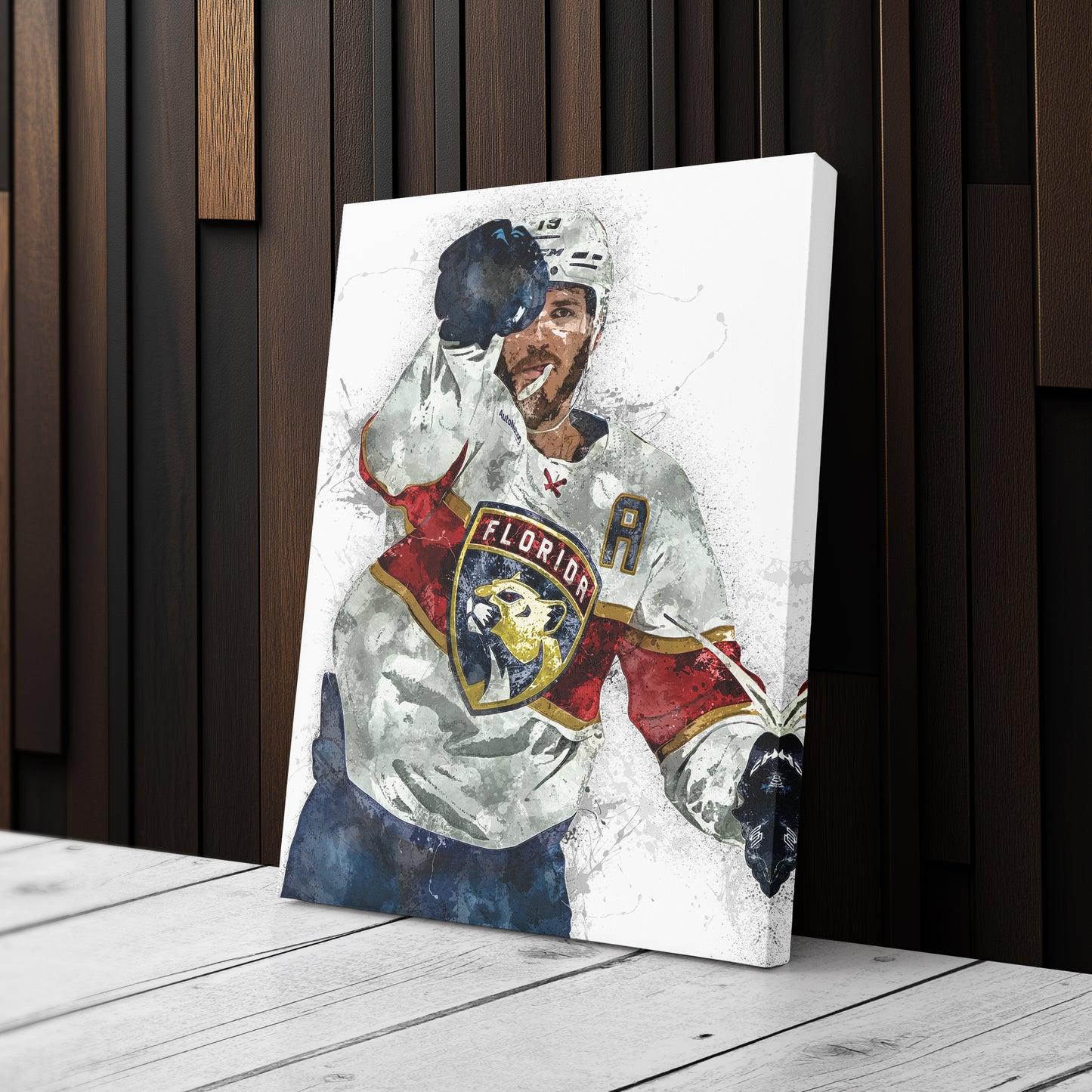 Matt Tkachuk Canvas Art – Florida Panthers Wall Decor