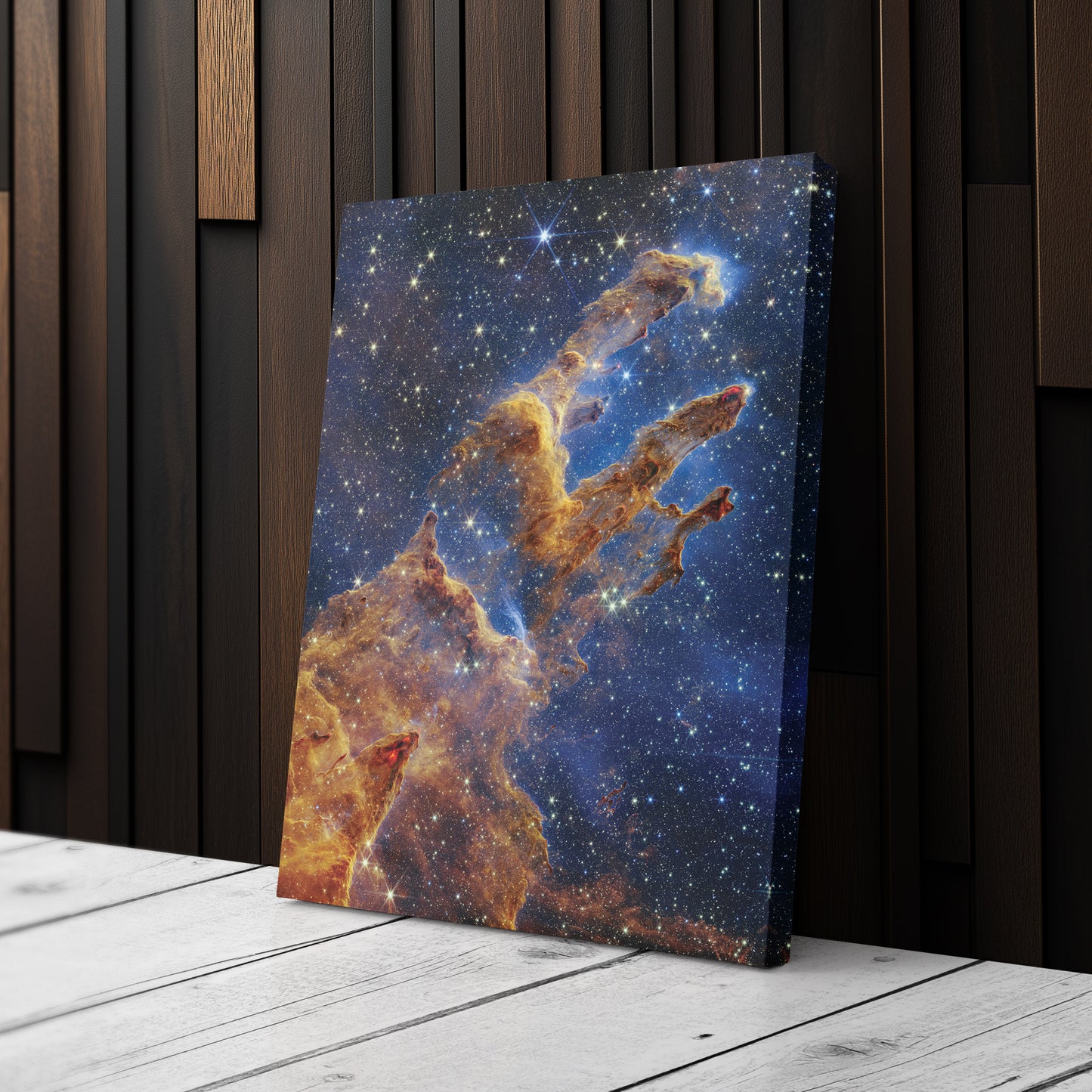 Pillars of Creation NASA Canvas Art - James Webb Space Telescope Decor