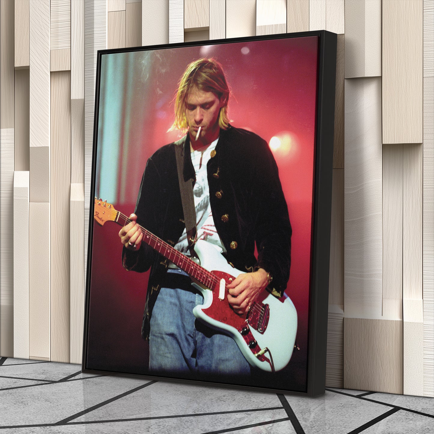 Kurt Cobain Canvas – Nirvana Rock Legend Wall Art