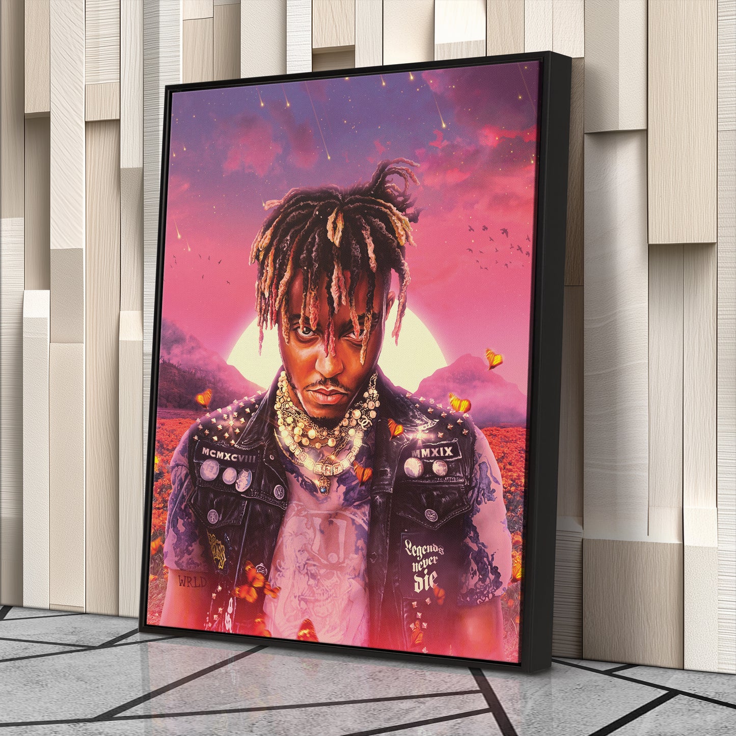 Juice WRLD Canvas – Rap Icon Wall Art for Home Decor
