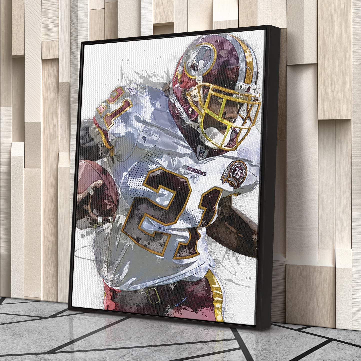 Sean Taylor Canvas Art – Washington Commanders Wall Decor