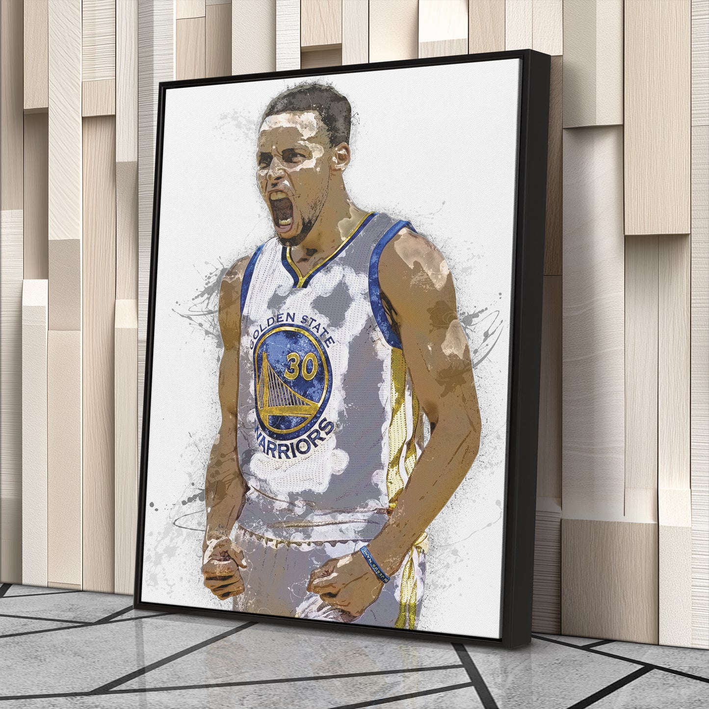 Stephen Curry Canvas Art – Golden State Warriors Wall Decor