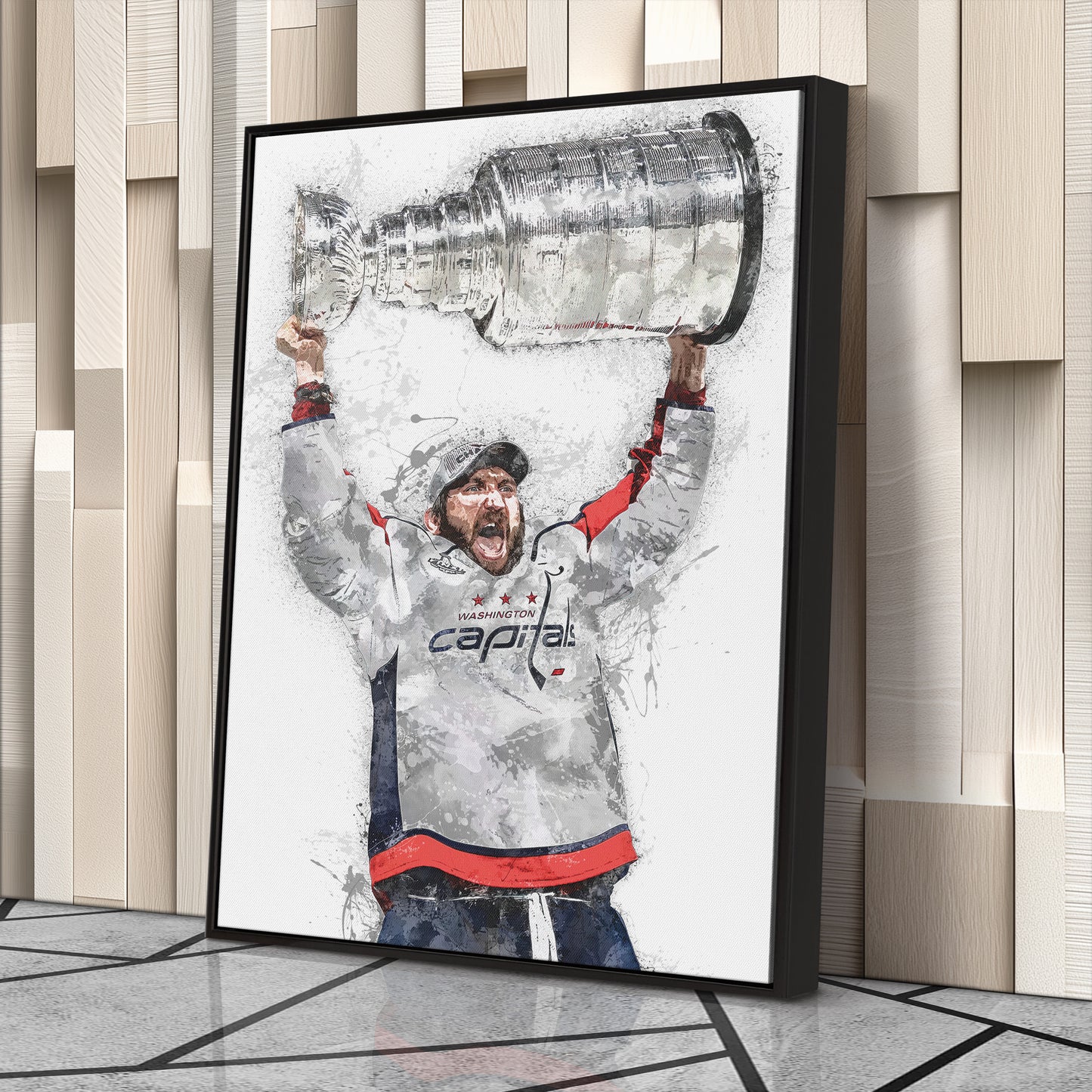 Alexander Ovechkin Canvas Art - Washington Capitals Wall Decor