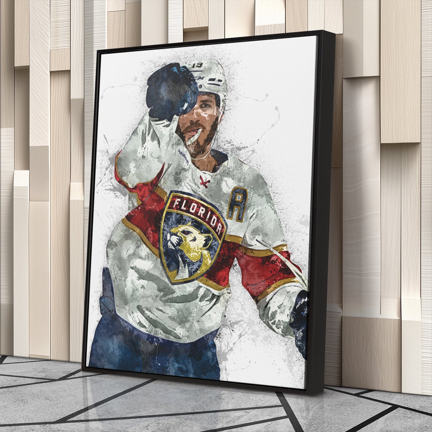 Matt Tkachuk Canvas Art – Florida Panthers Wall Decor