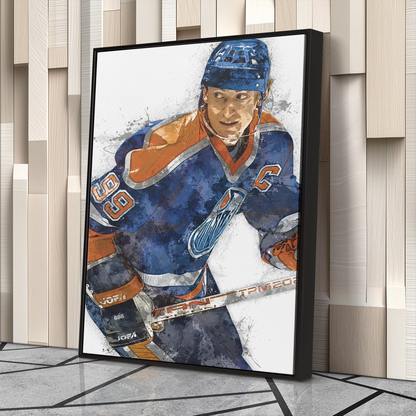 Wayne Gretzky Canvas Art – Edmonton Oilers Wall Decor