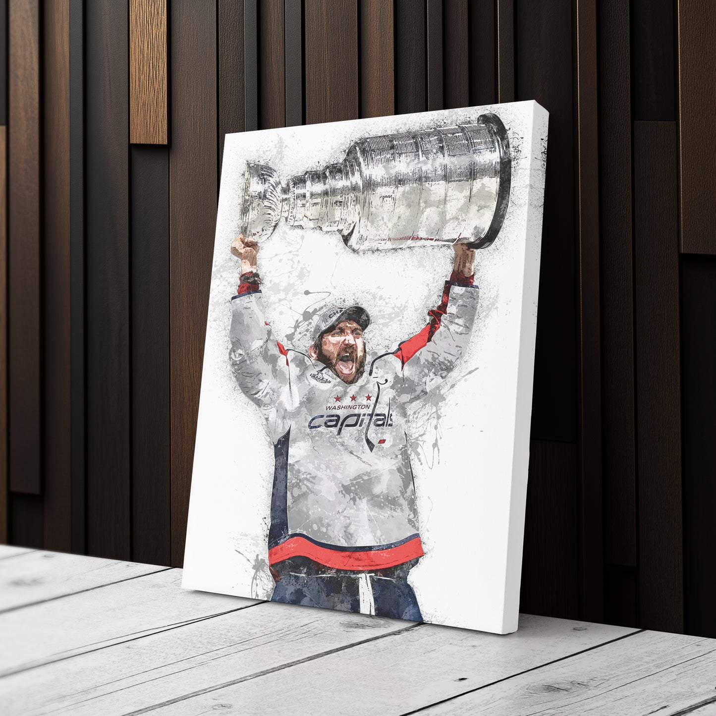Alexander Ovechkin Canvas Art - Washington Capitals Wall Decor
