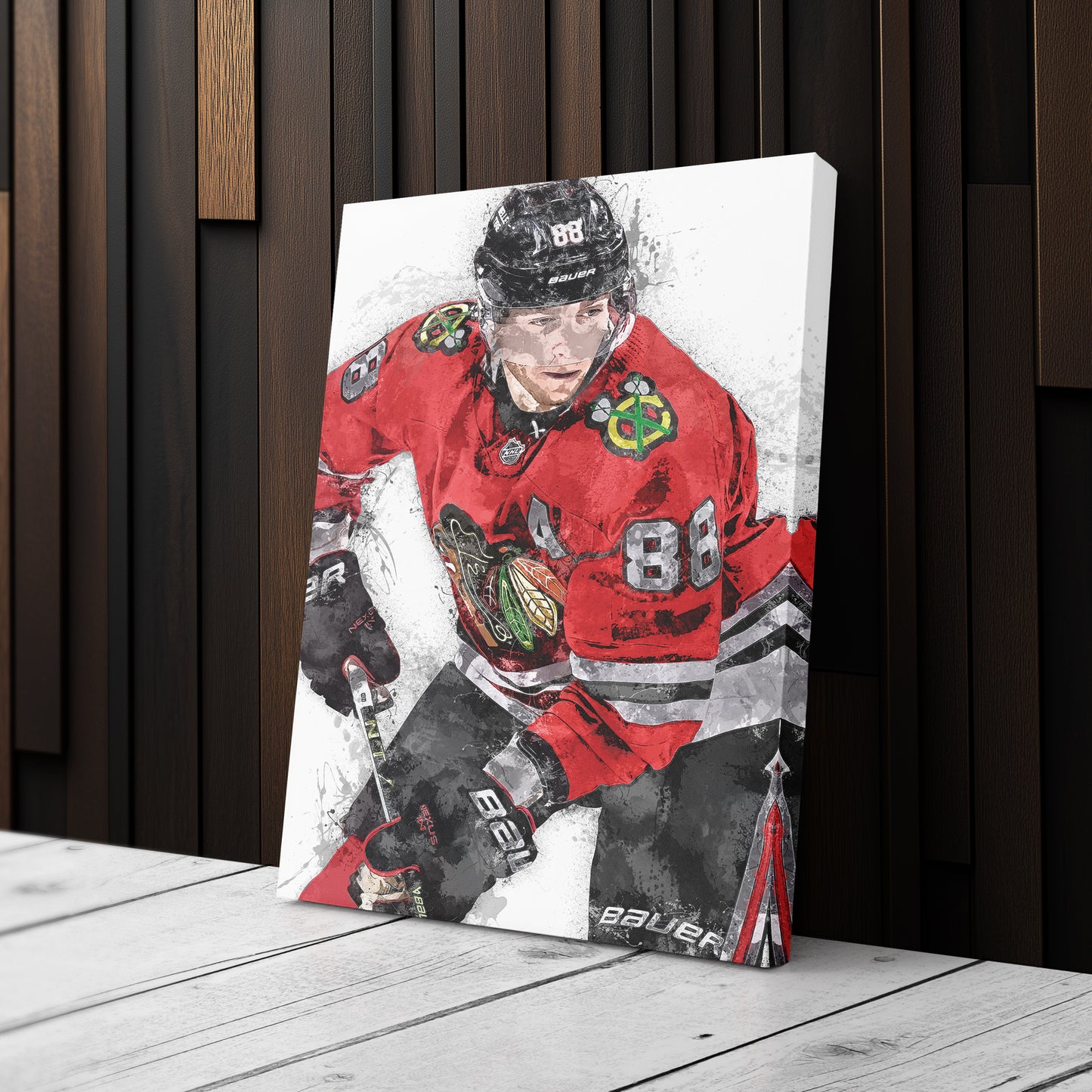 Patrick Kane Canvas Art – Chicago Blackhawks Wall Decor