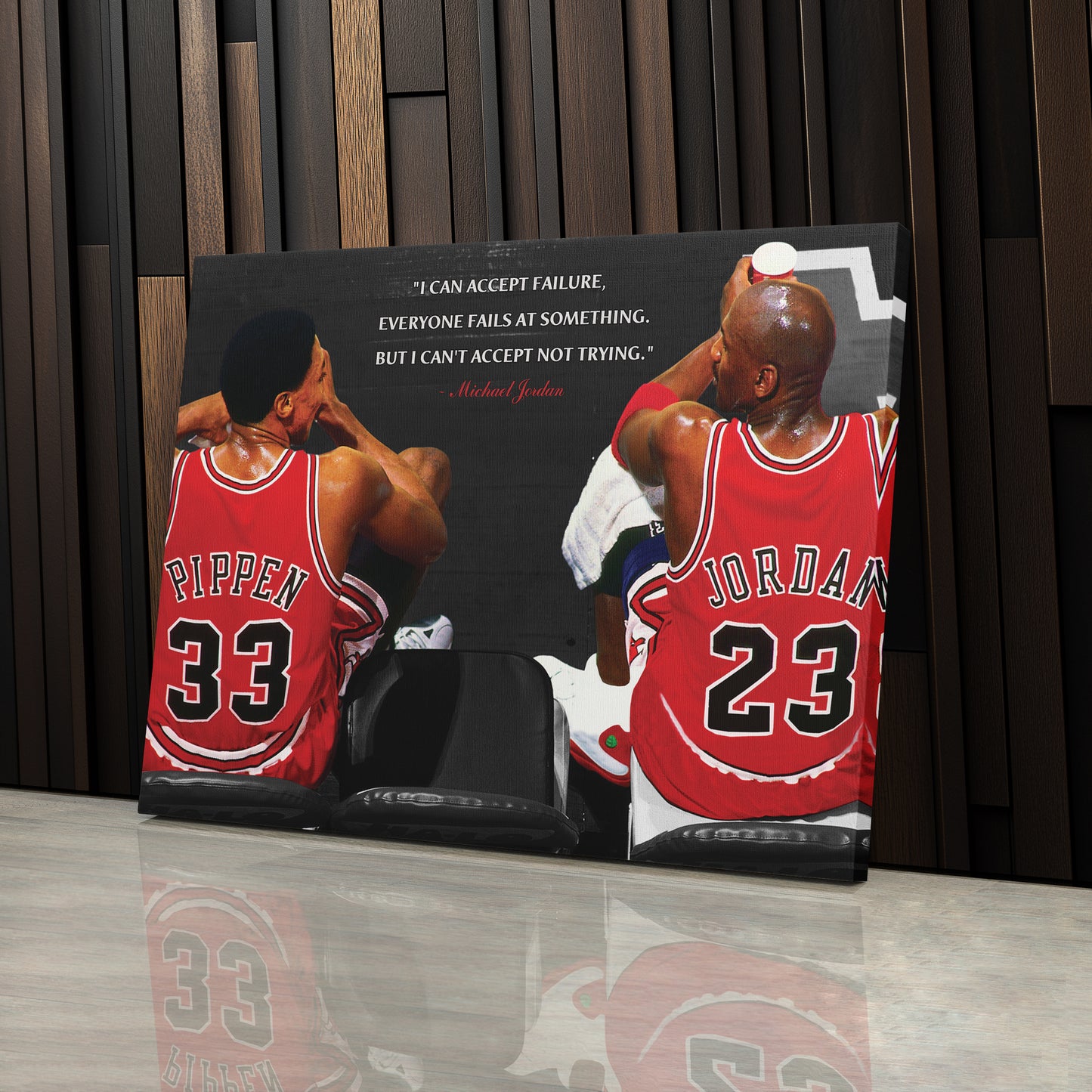 Michael Jordan & Scottie Pippen Poster – Chicago Bulls Canvas Wall Art Decor