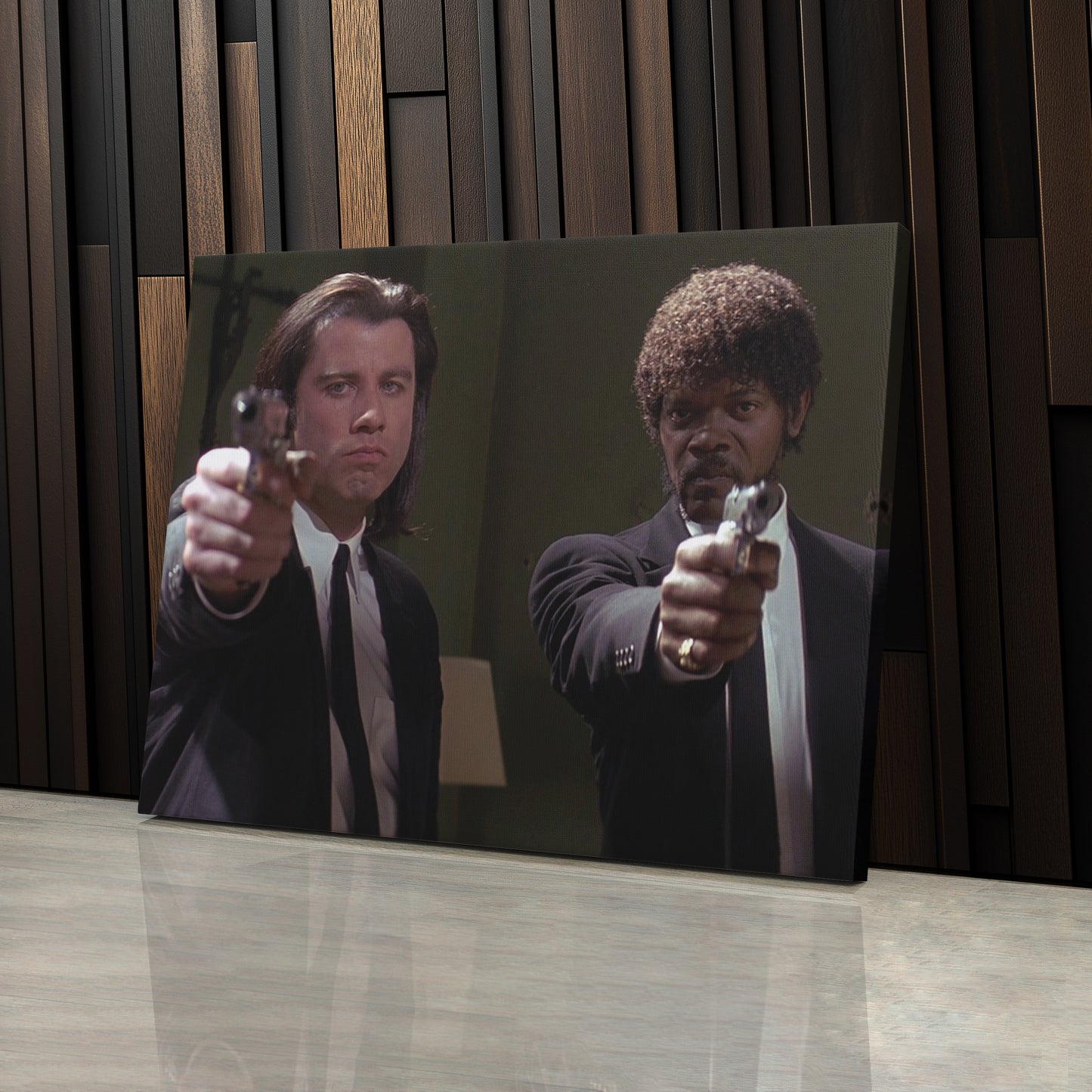 Pulp Fiction Gangsta Canvas – Classic Movie Wall Art