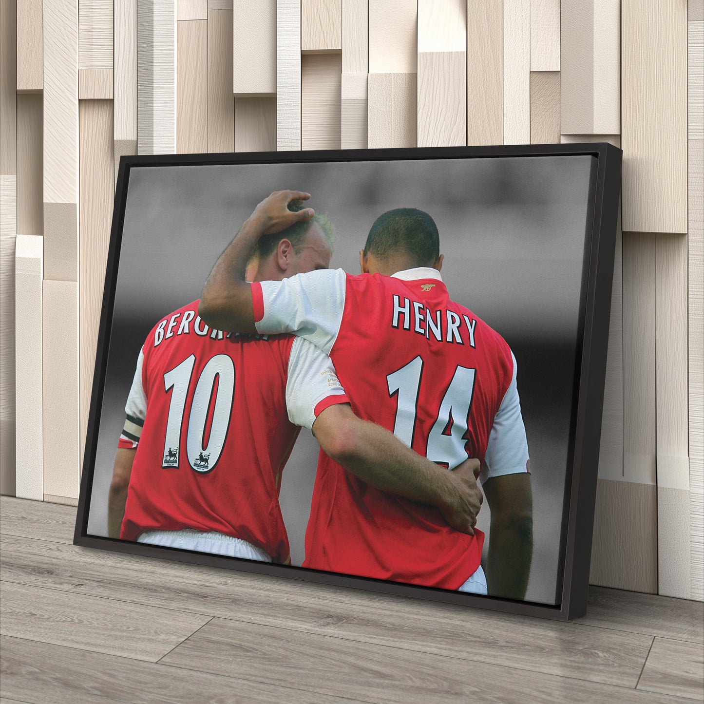 Henry & Bergkamp Canvas – Arsenal Legends Wall Art Decor