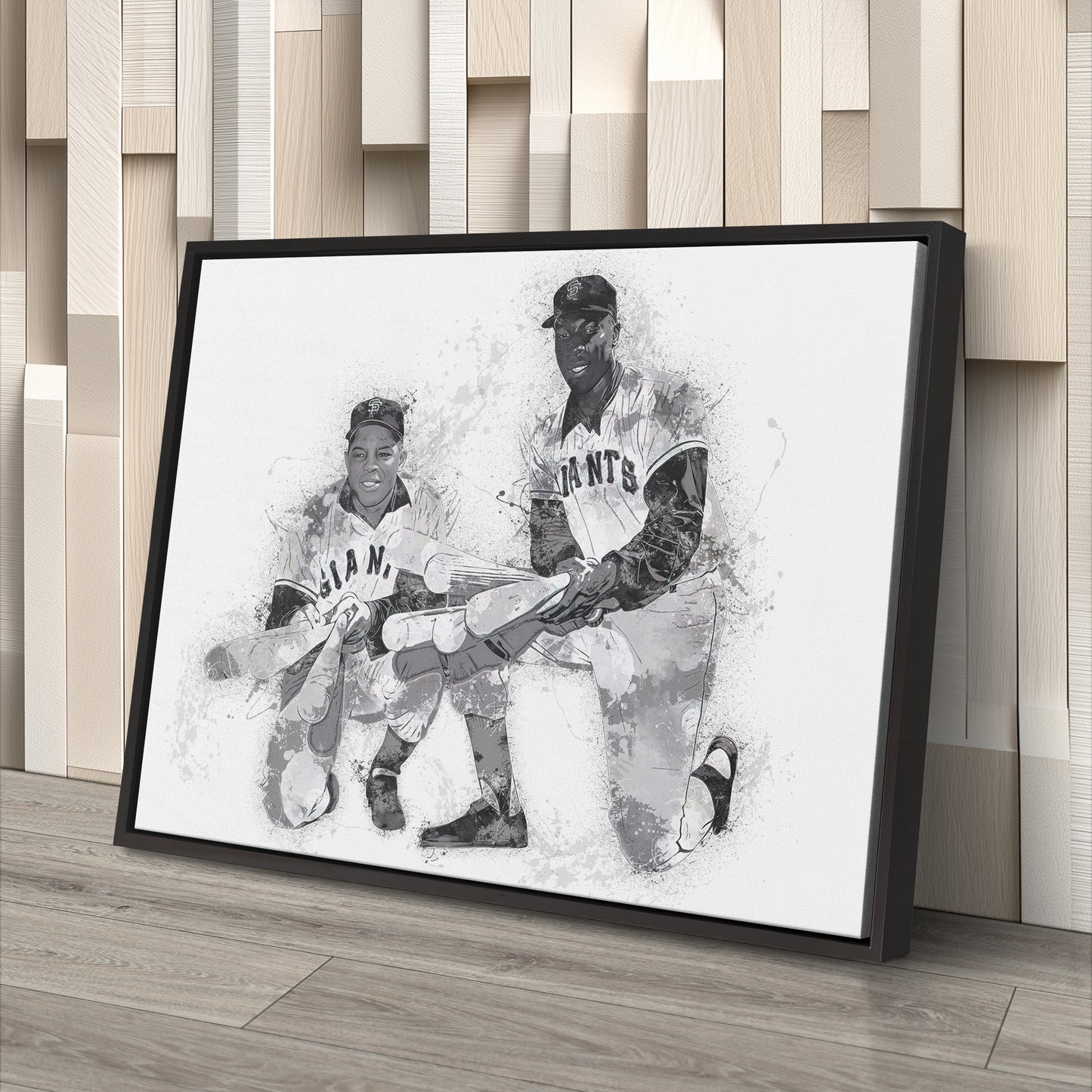Willie Mays & Willie McCovey Canvas Art – San Francisco Giants Wall Decor