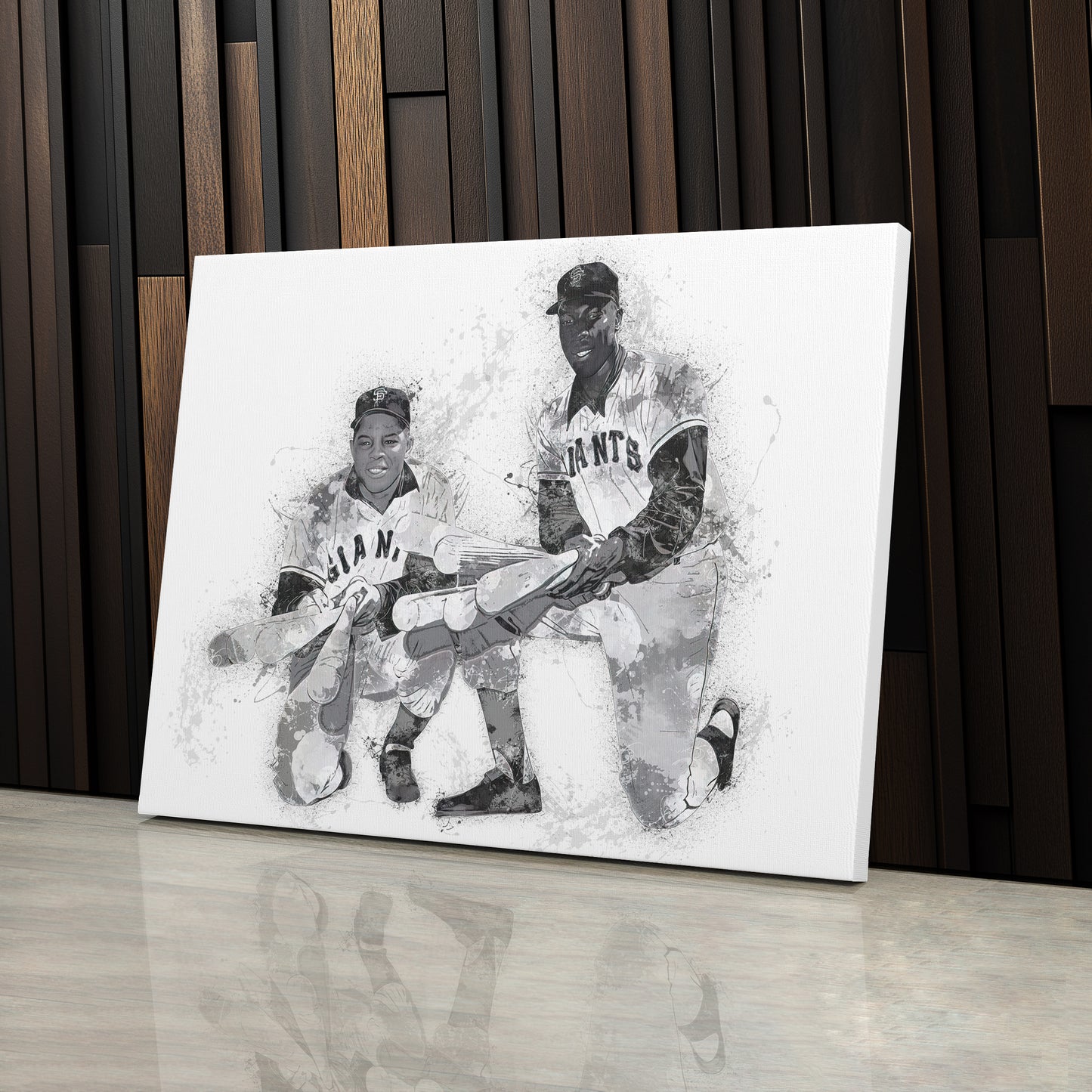 Willie Mays & Willie McCovey Canvas Art – San Francisco Giants Wall Decor