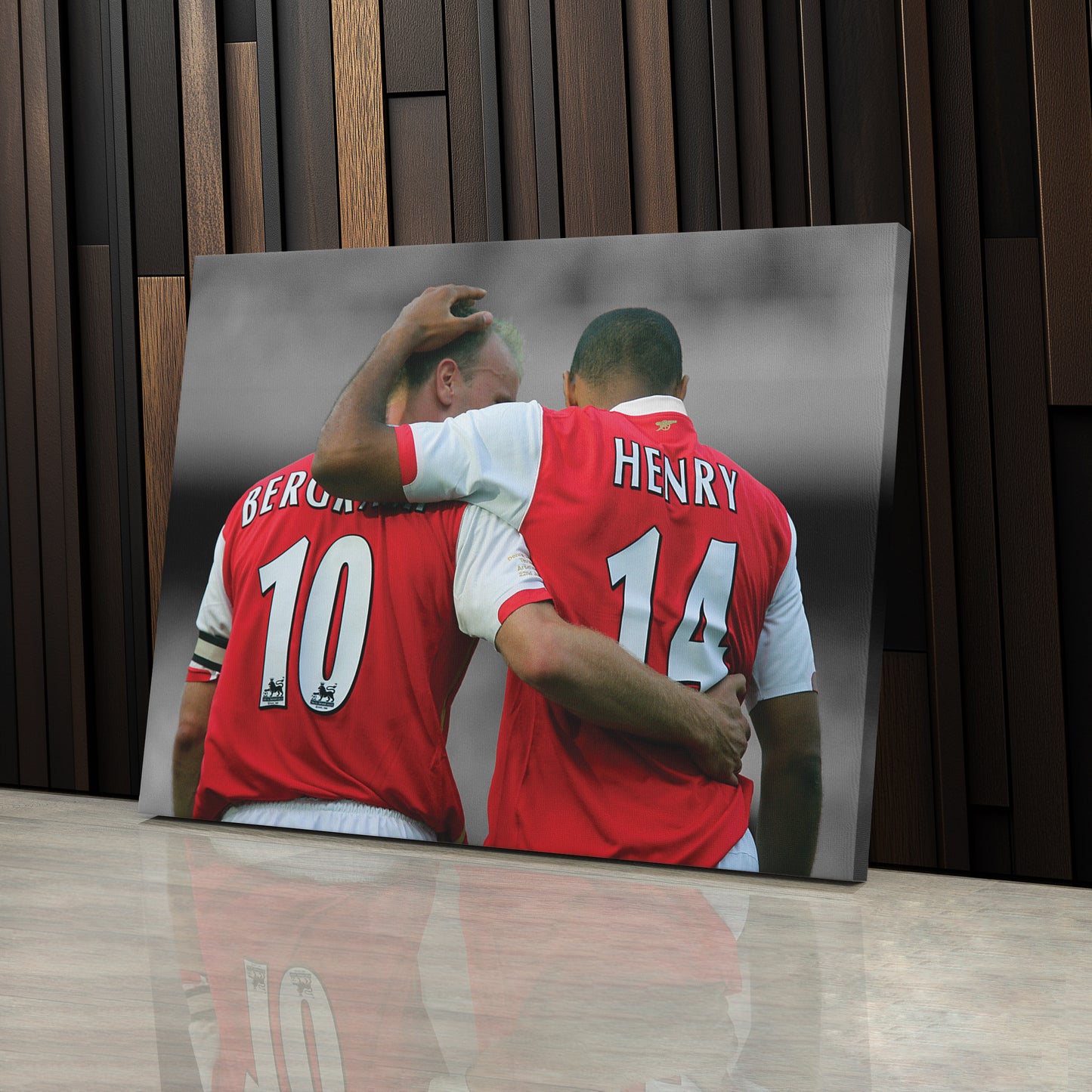 Henry & Bergkamp Canvas – Arsenal Legends Wall Art Decor