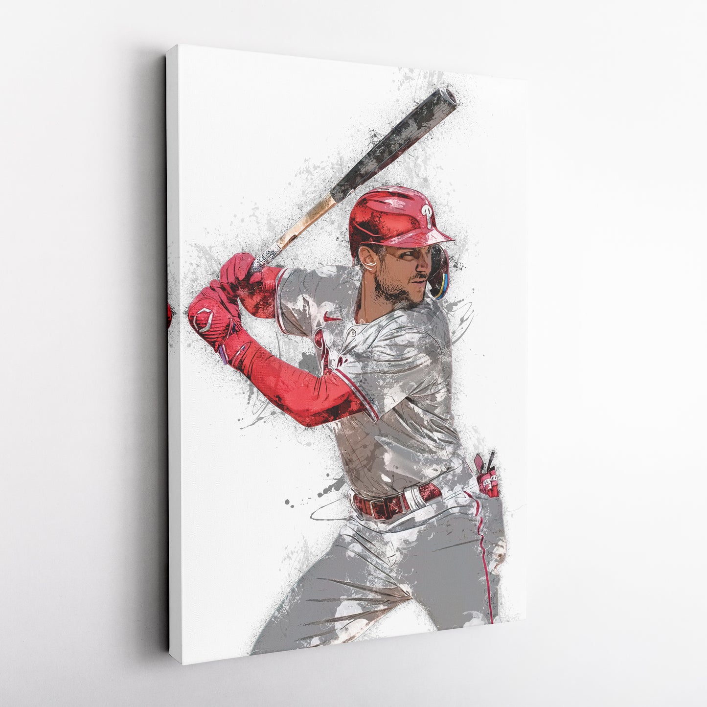 Trea Turner Canvas Art – Philadelphia Phillies Wall Decor