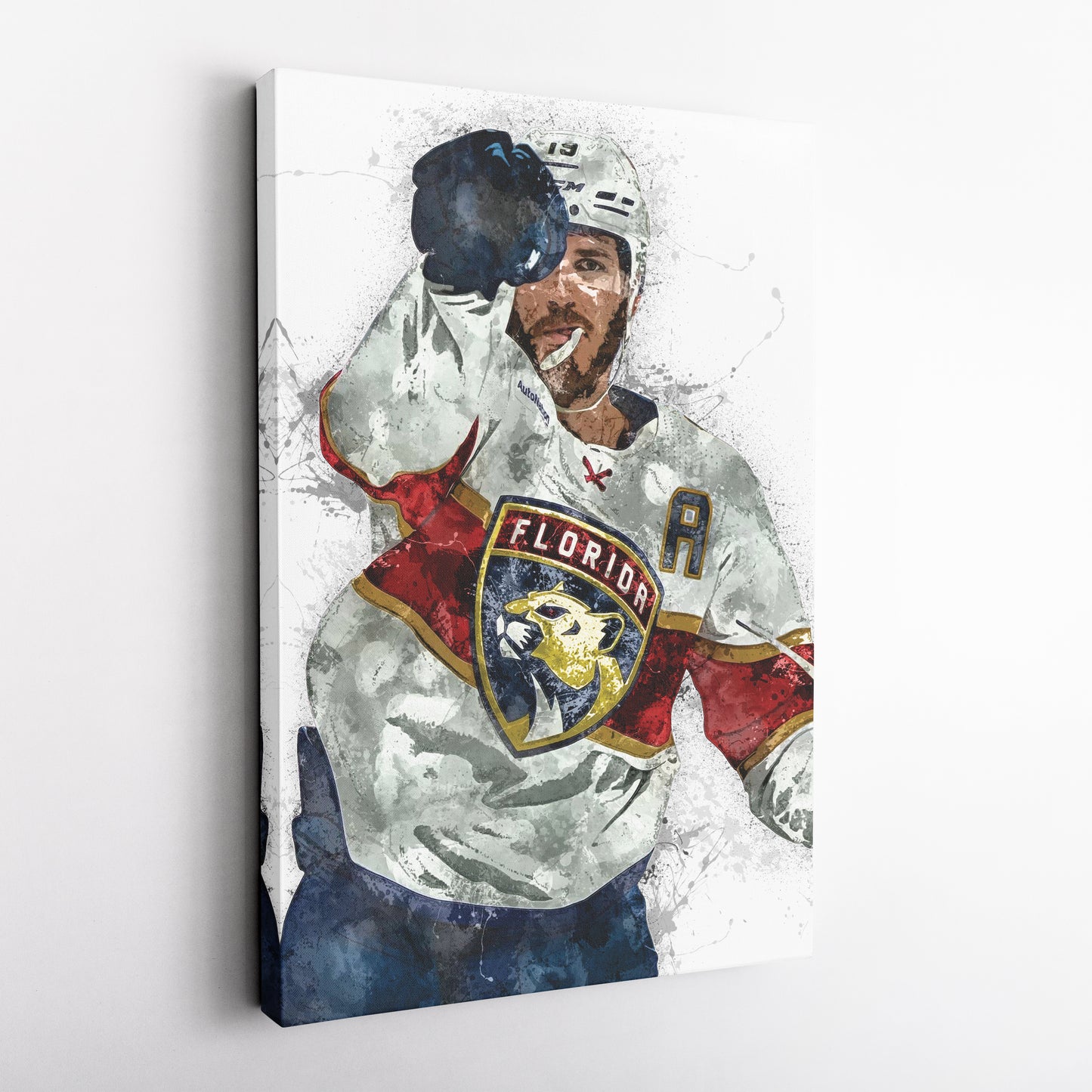 Matt Tkachuk Canvas Art – Florida Panthers Wall Decor
