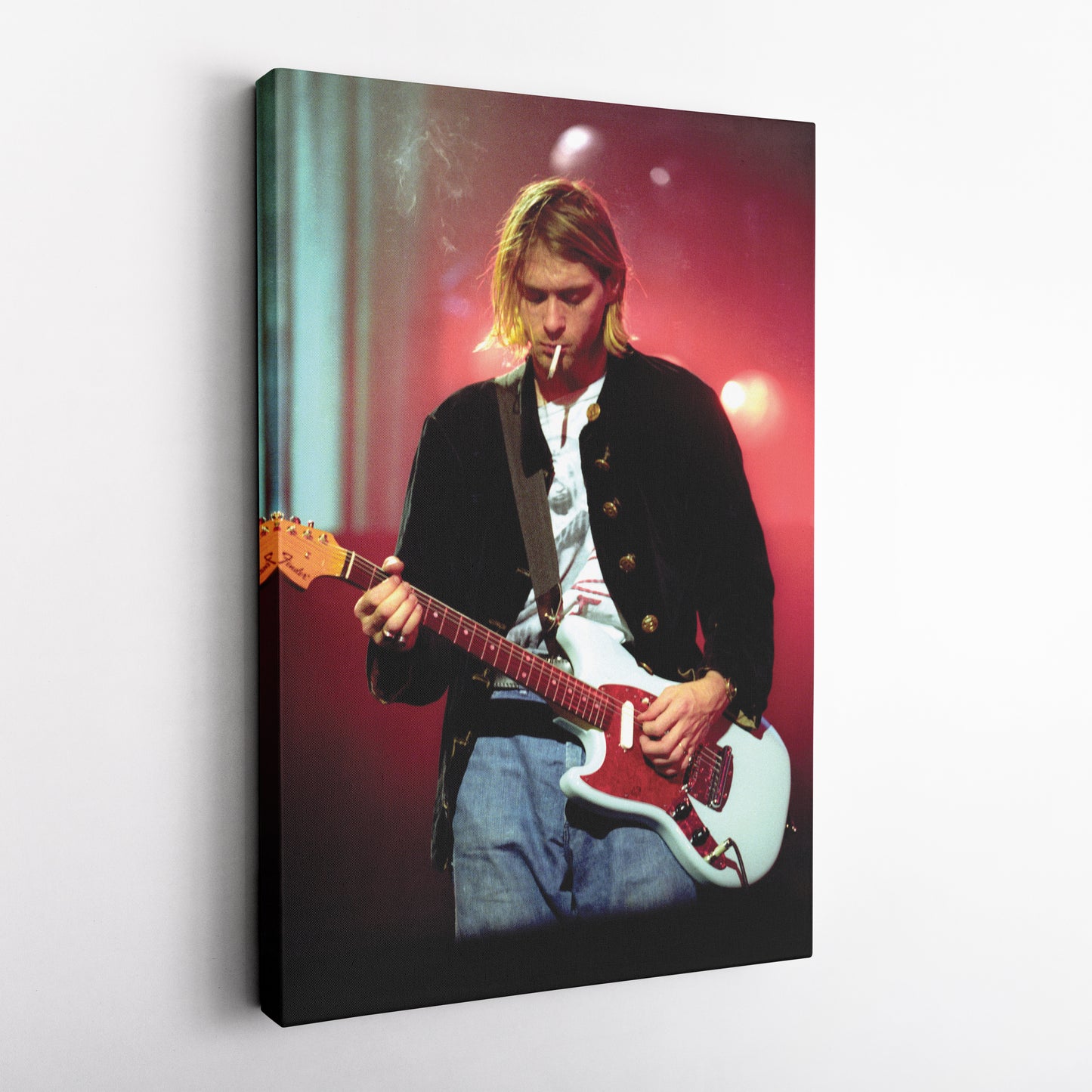 Kurt Cobain Canvas – Nirvana Rock Legend Wall Art