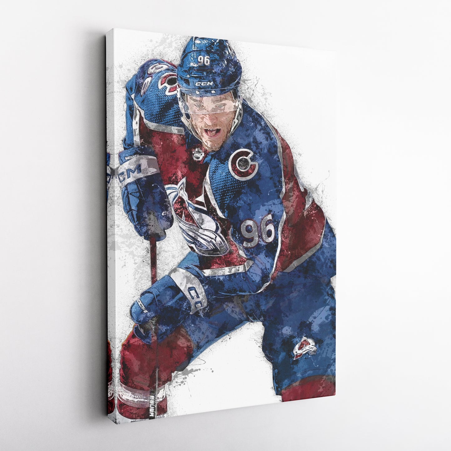 Mikko Rantanen Canvas Art – Colorado Avalanche Wall Decor