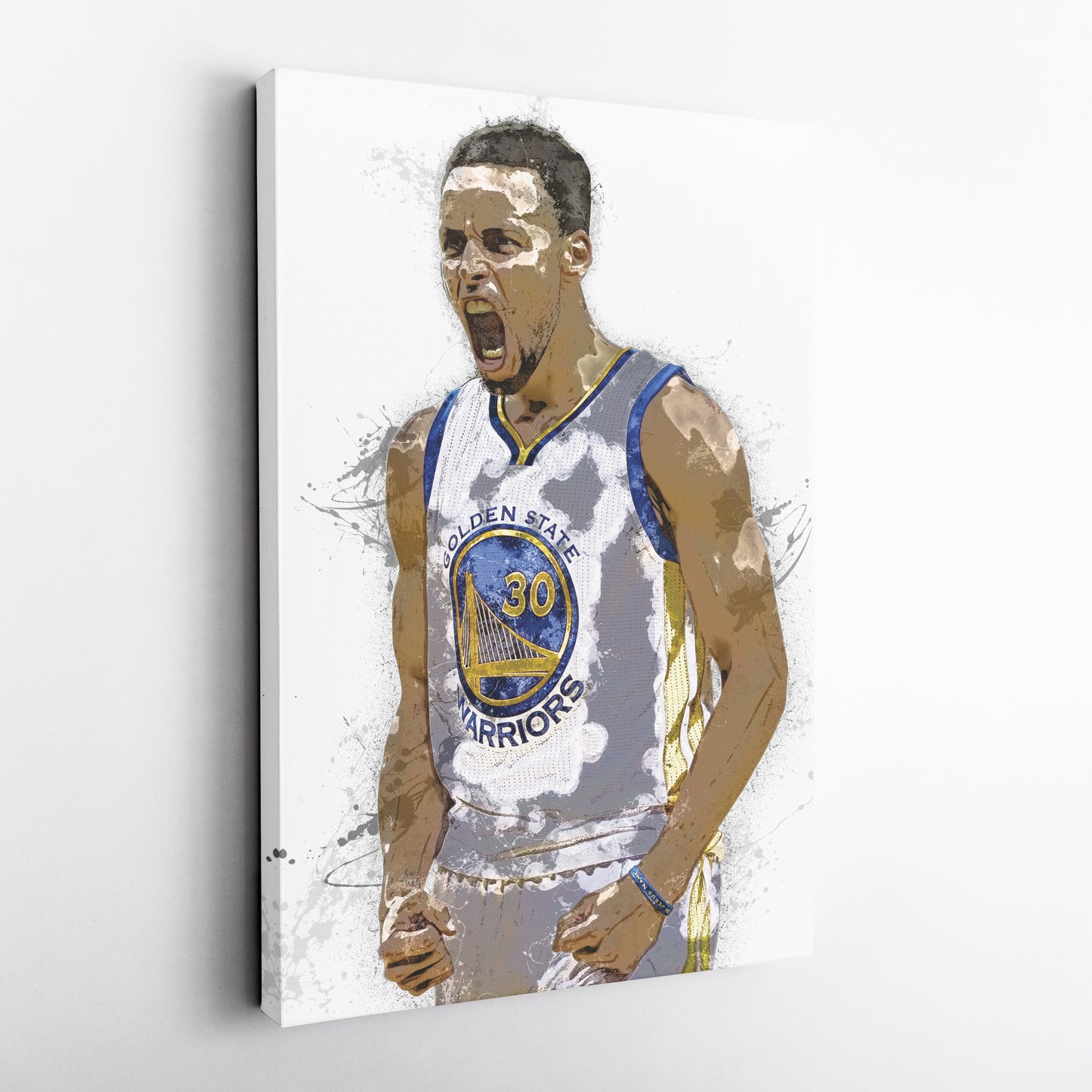 Stephen Curry Canvas Art – Golden State Warriors Wall Decor