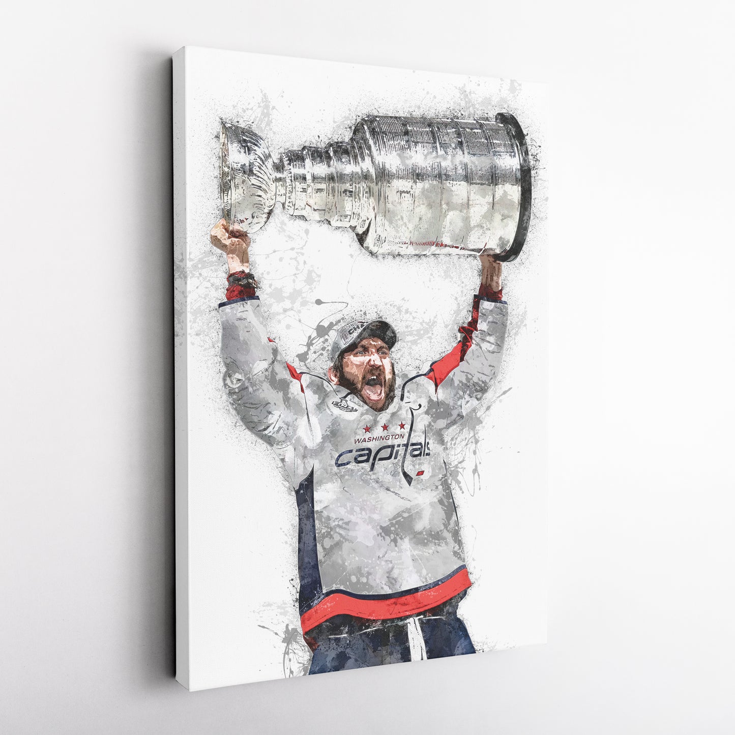 Alexander Ovechkin Canvas Art - Washington Capitals Wall Decor