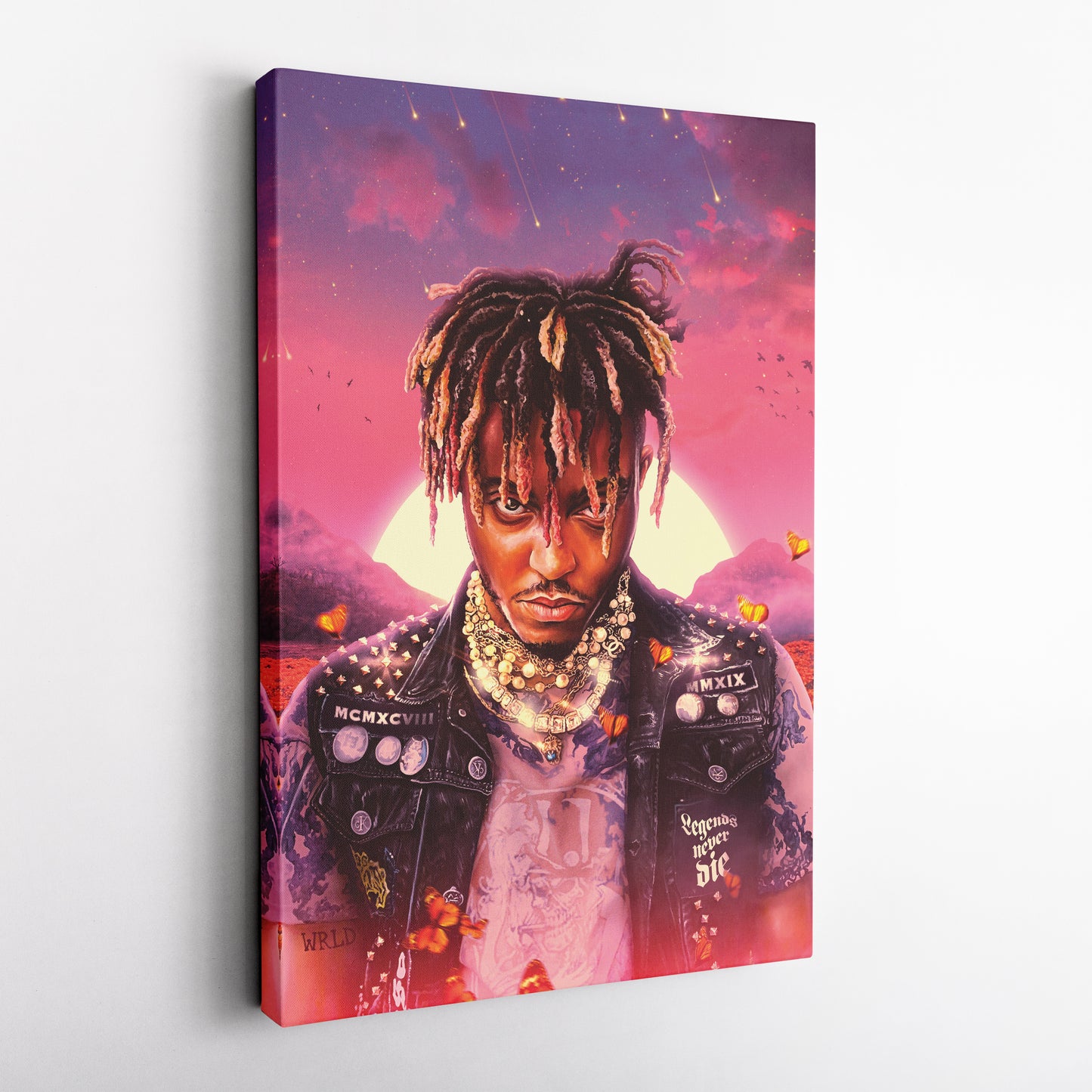 Juice WRLD Canvas – Rap Icon Wall Art for Home Decor