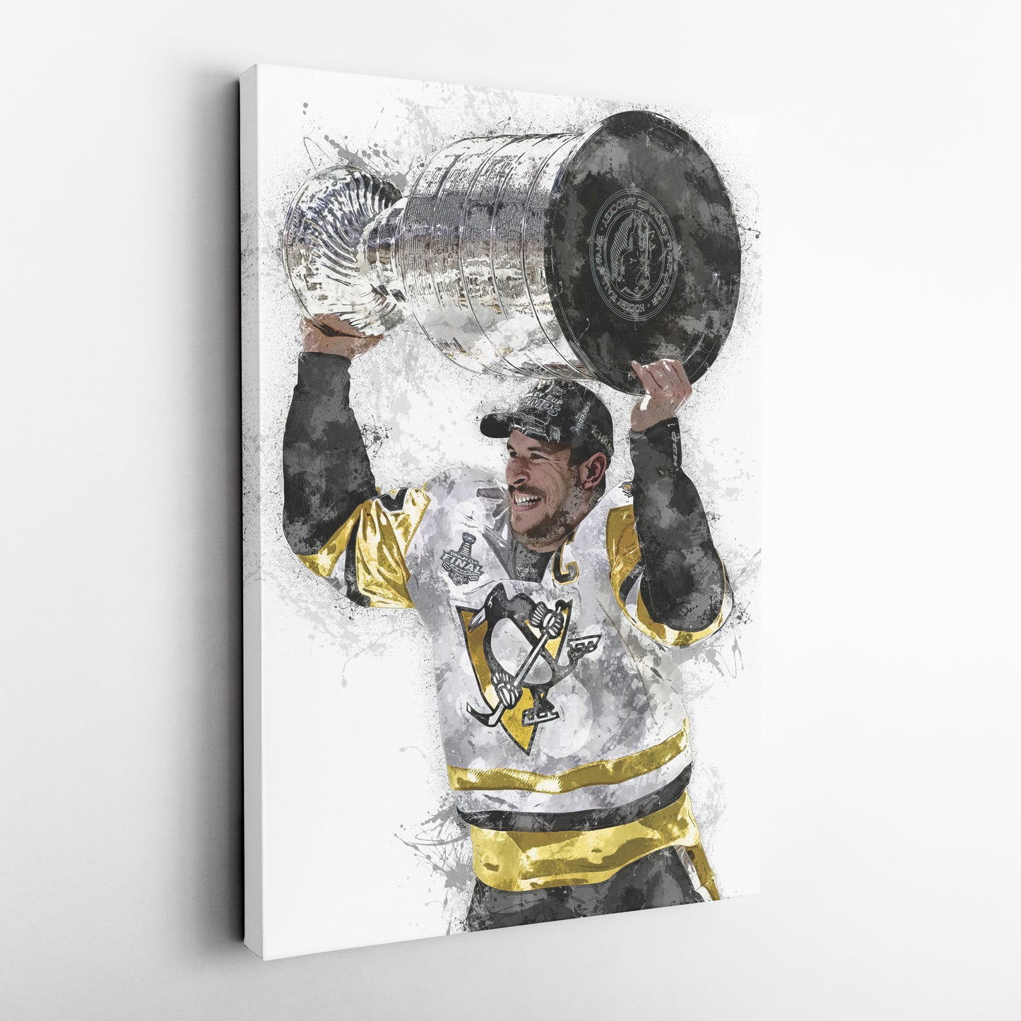 Sidney Crosby Canvas Art – Pittsburgh Penguins Wall Decor