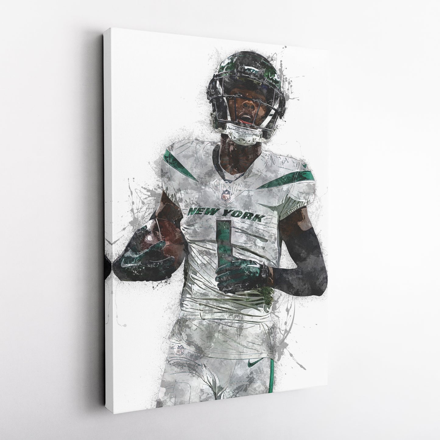 Sauce Gardner Canvas Art – New York Jets Wall Decor