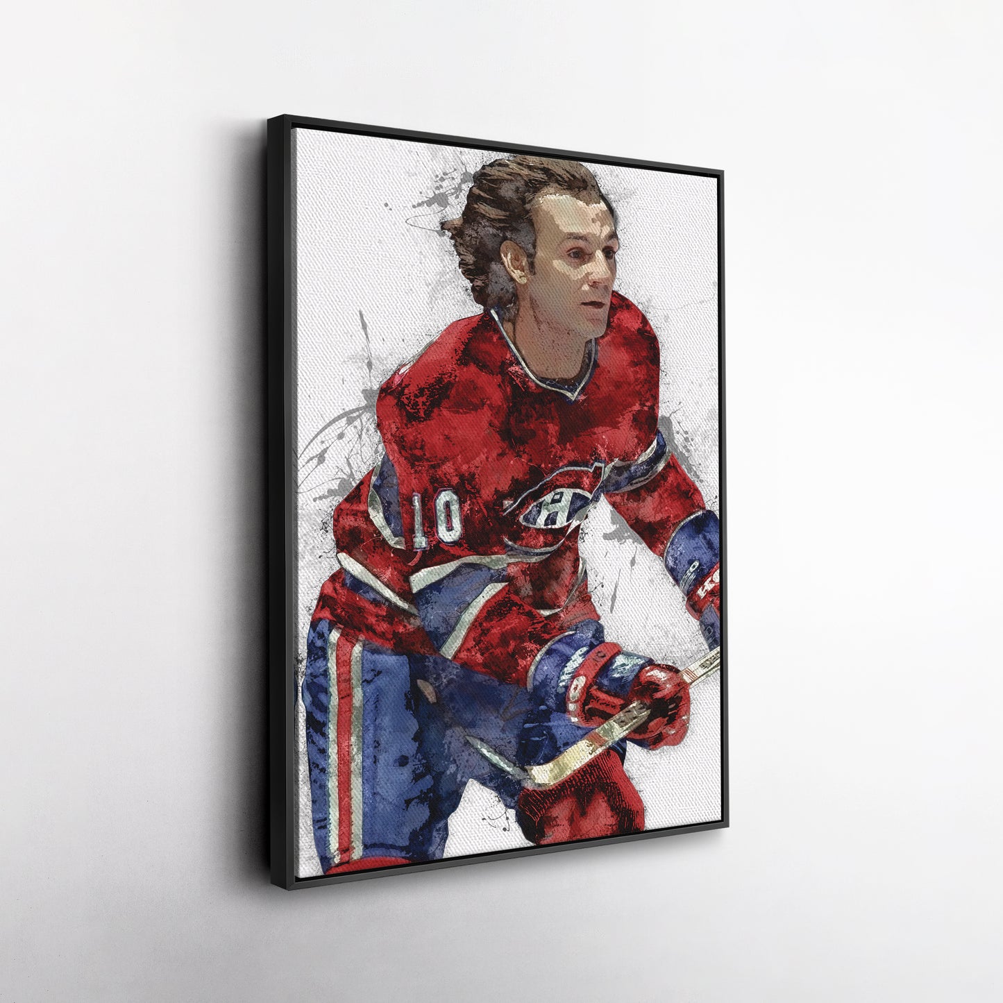 Guy Lafleur Canvas Art – Montreal Canadiens Wall Decor