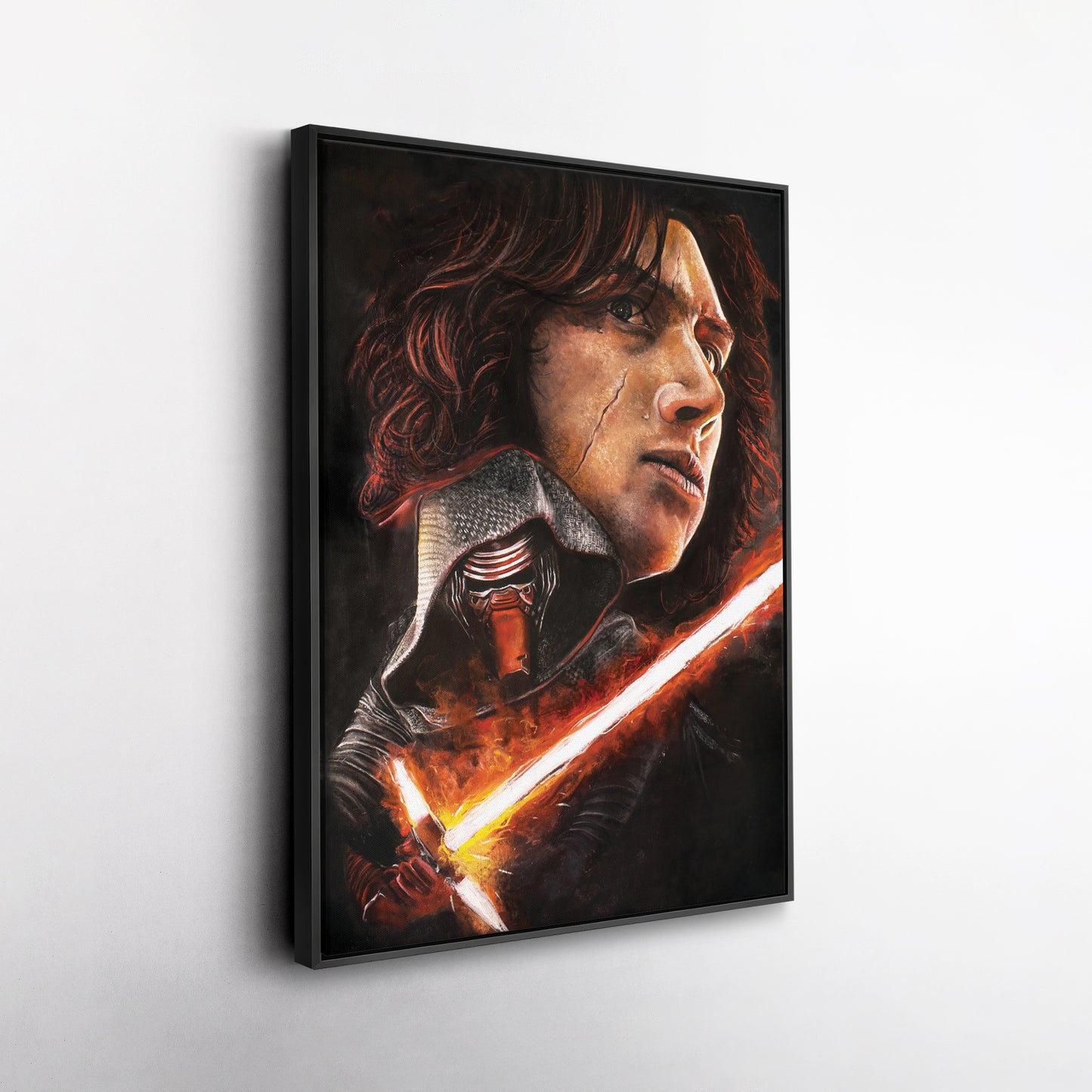 Kylo Ren Star Wars Poster Canvas Wall Art Decor - Dark Side Art