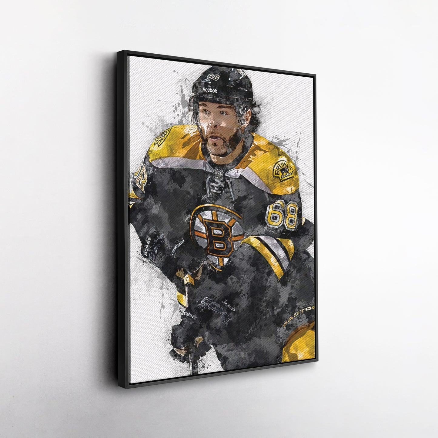 Jaromir Jagr Canvas Art – Boston Bruins Wall Decor
