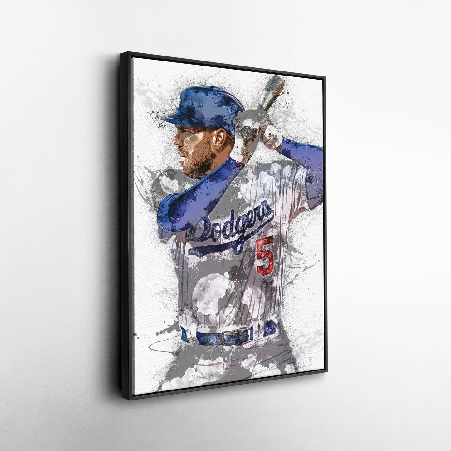 Freddie Freeman Canvas Art – Los Angeles Dodgers Wall Decor