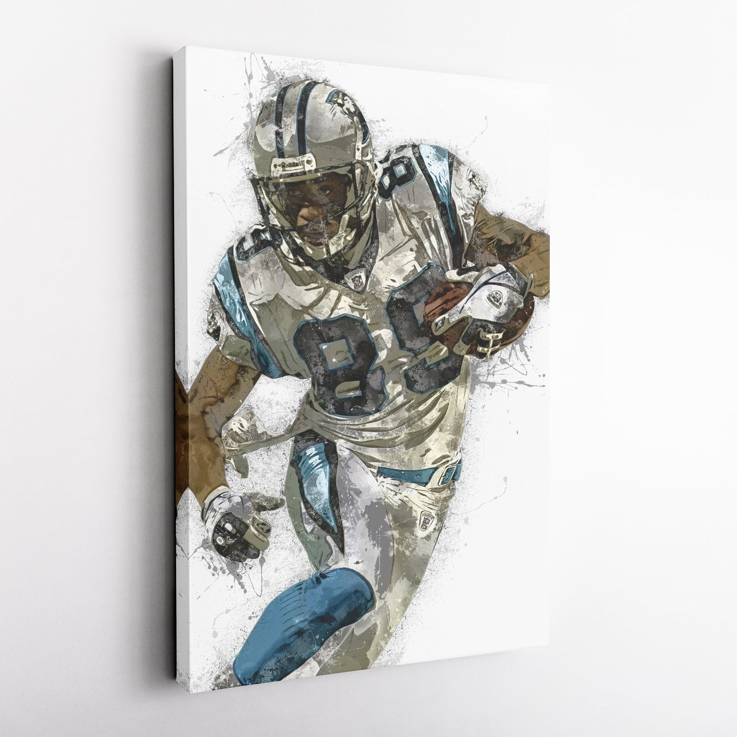 Steve Smith Canvas Art – Carolina Panthers Wall Decor