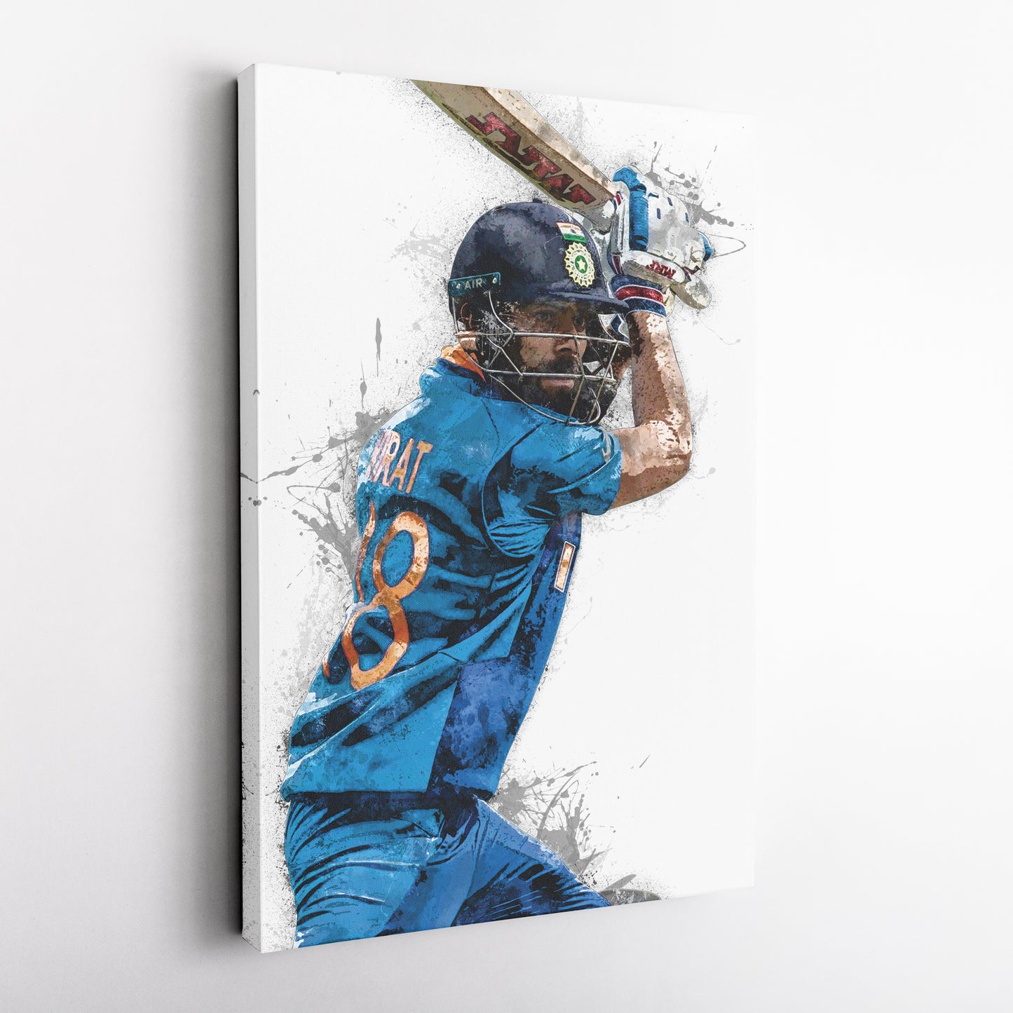Virat Kohli Canvas Art – India Cricket Wall Decor