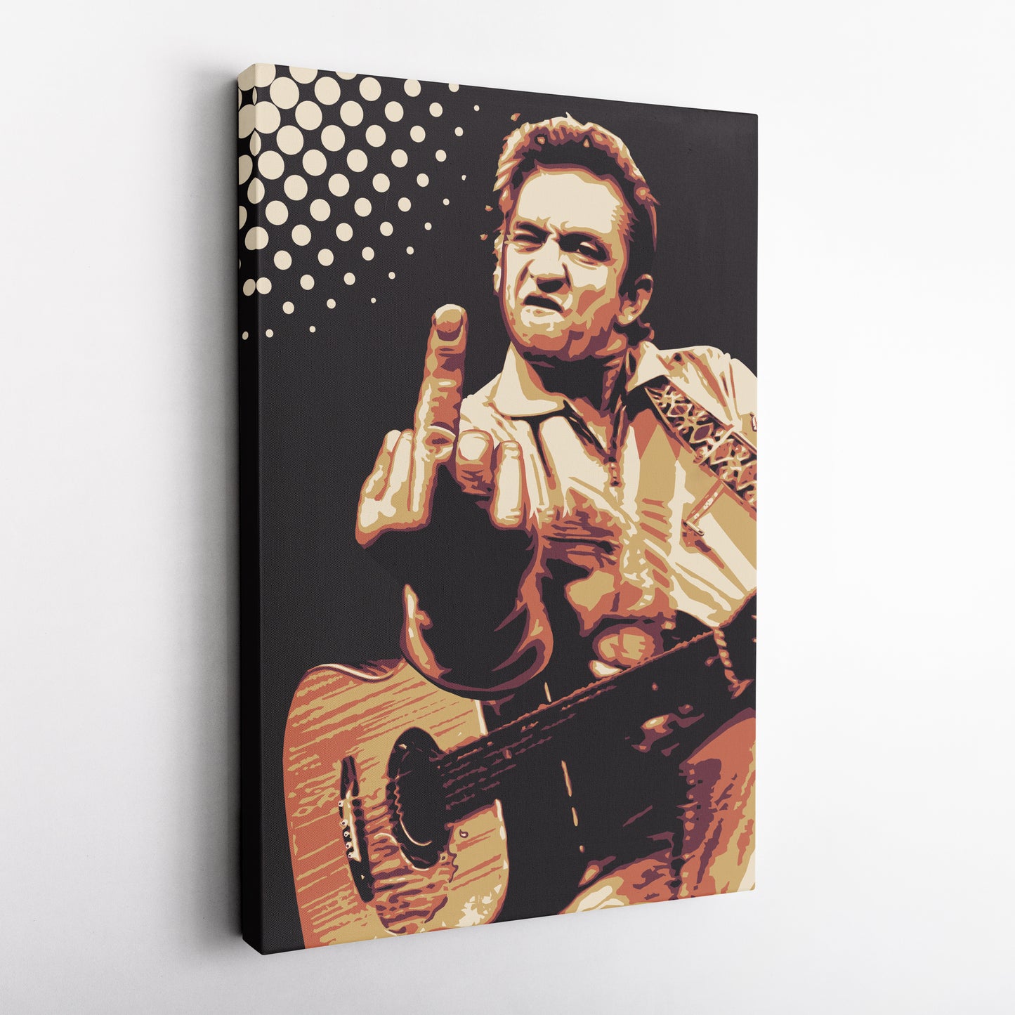 Johnny Cash Canvas – Music Legend Wall Art for Home Decor