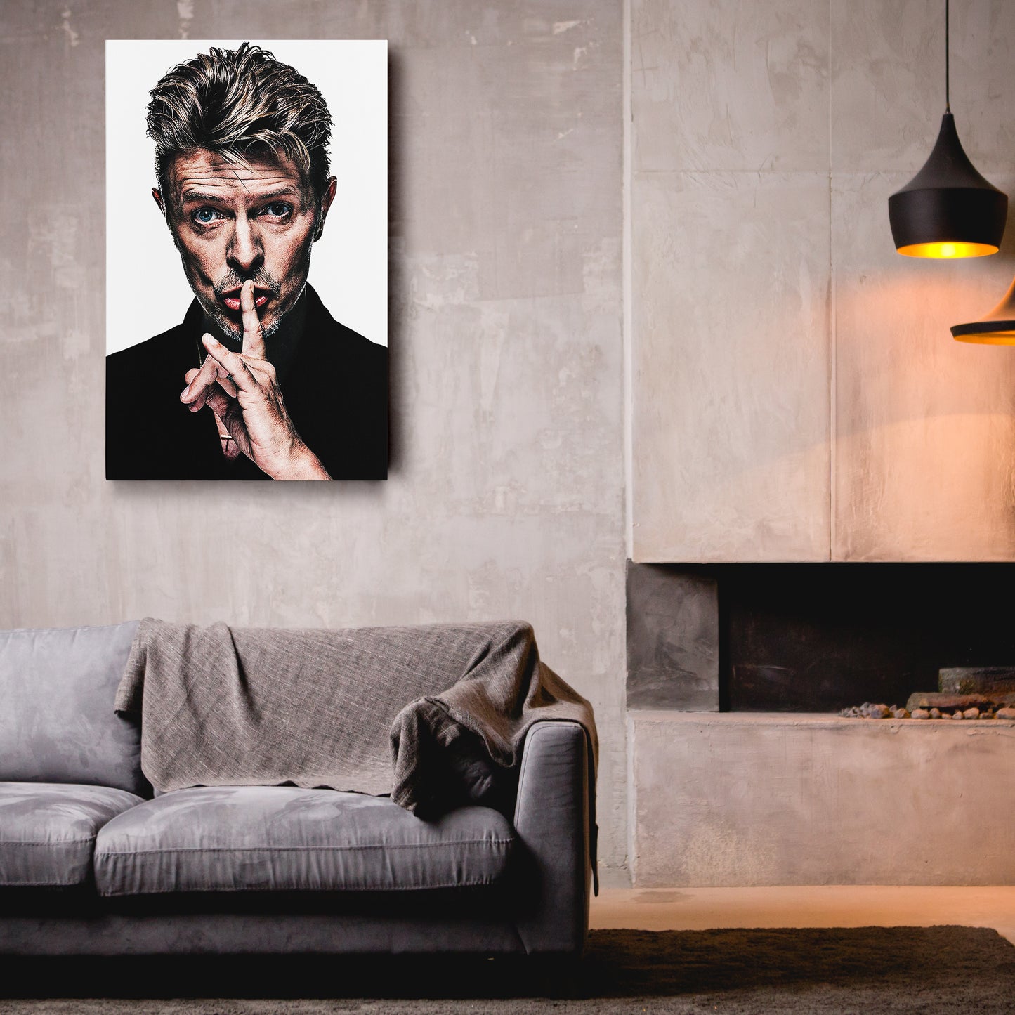 David Bowie Canvas – Rock Star Wall Art for Home Decor