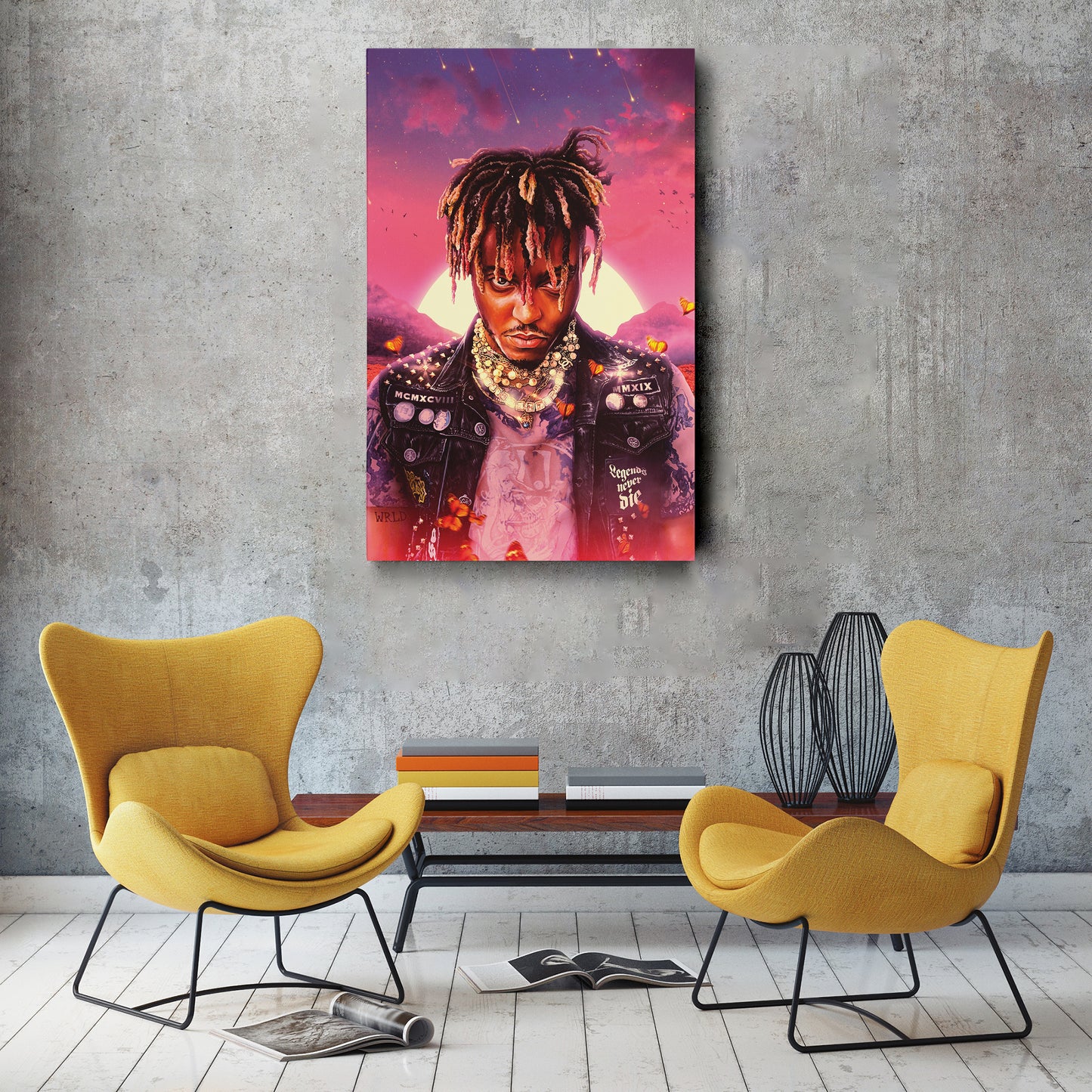 Juice WRLD Canvas – Rap Icon Wall Art for Home Decor