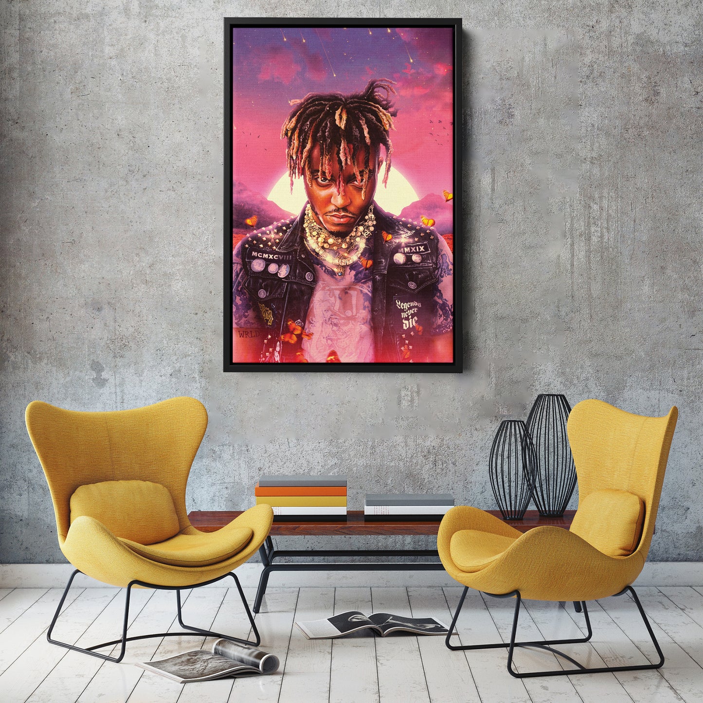 Juice WRLD Canvas – Rap Icon Wall Art for Home Decor