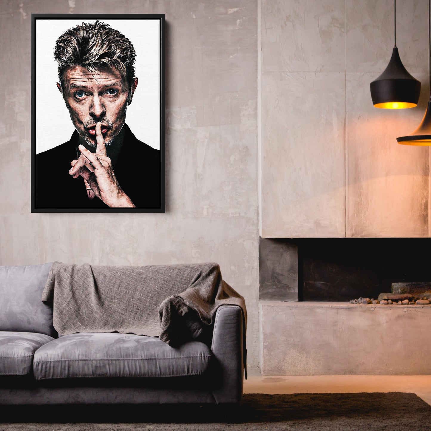 David Bowie Canvas – Rock Star Wall Art for Home Decor