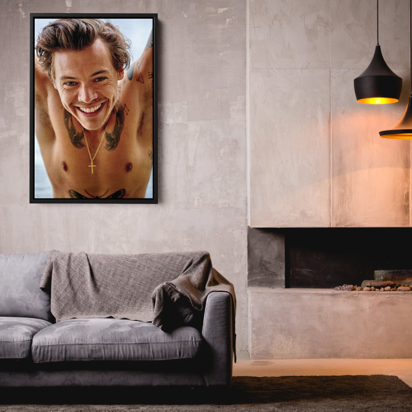 Harry Styles Canvas – Pop Singer Wall Art for Home Decor