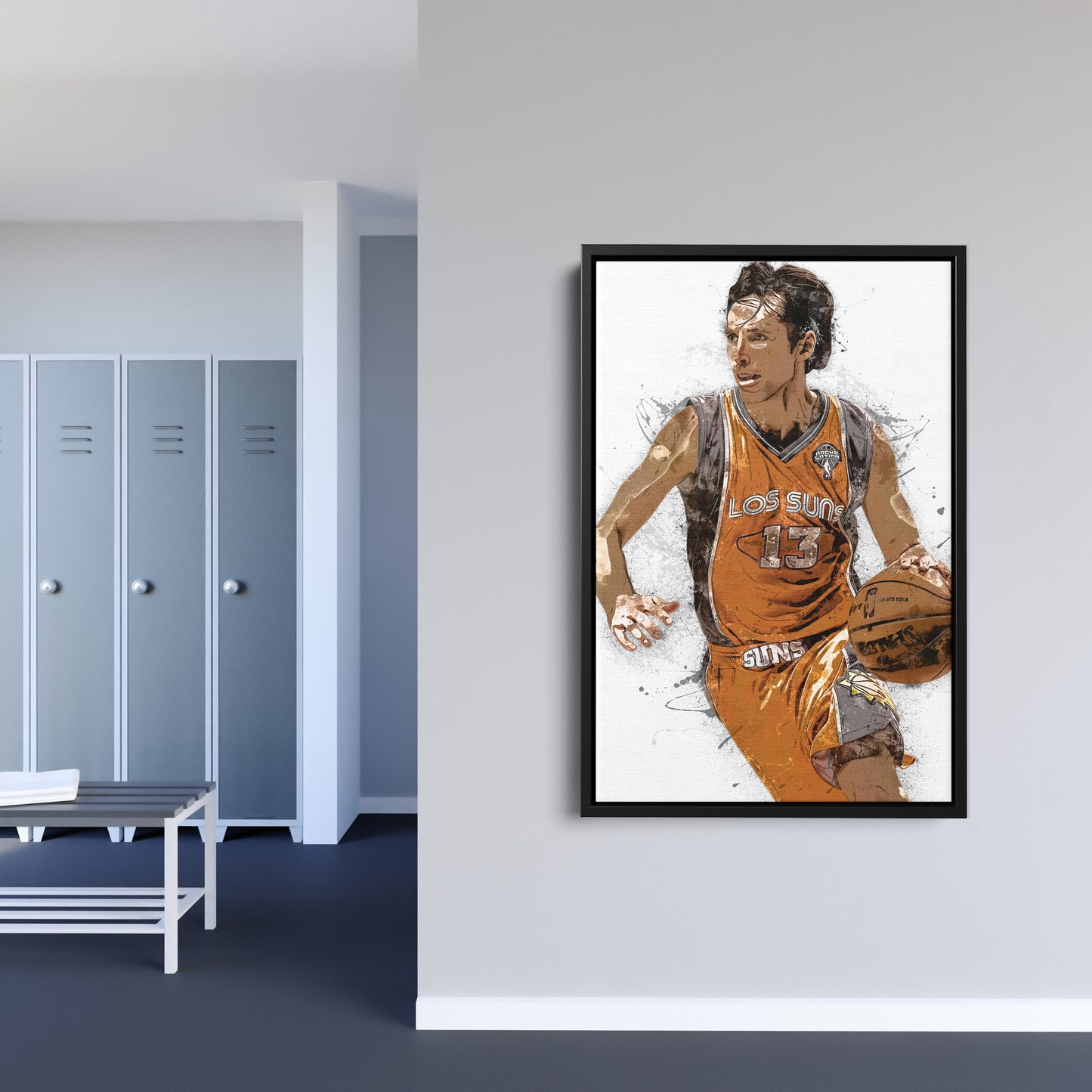 Steve Nash Canvas Art – Phoenix Suns Wall Decor
