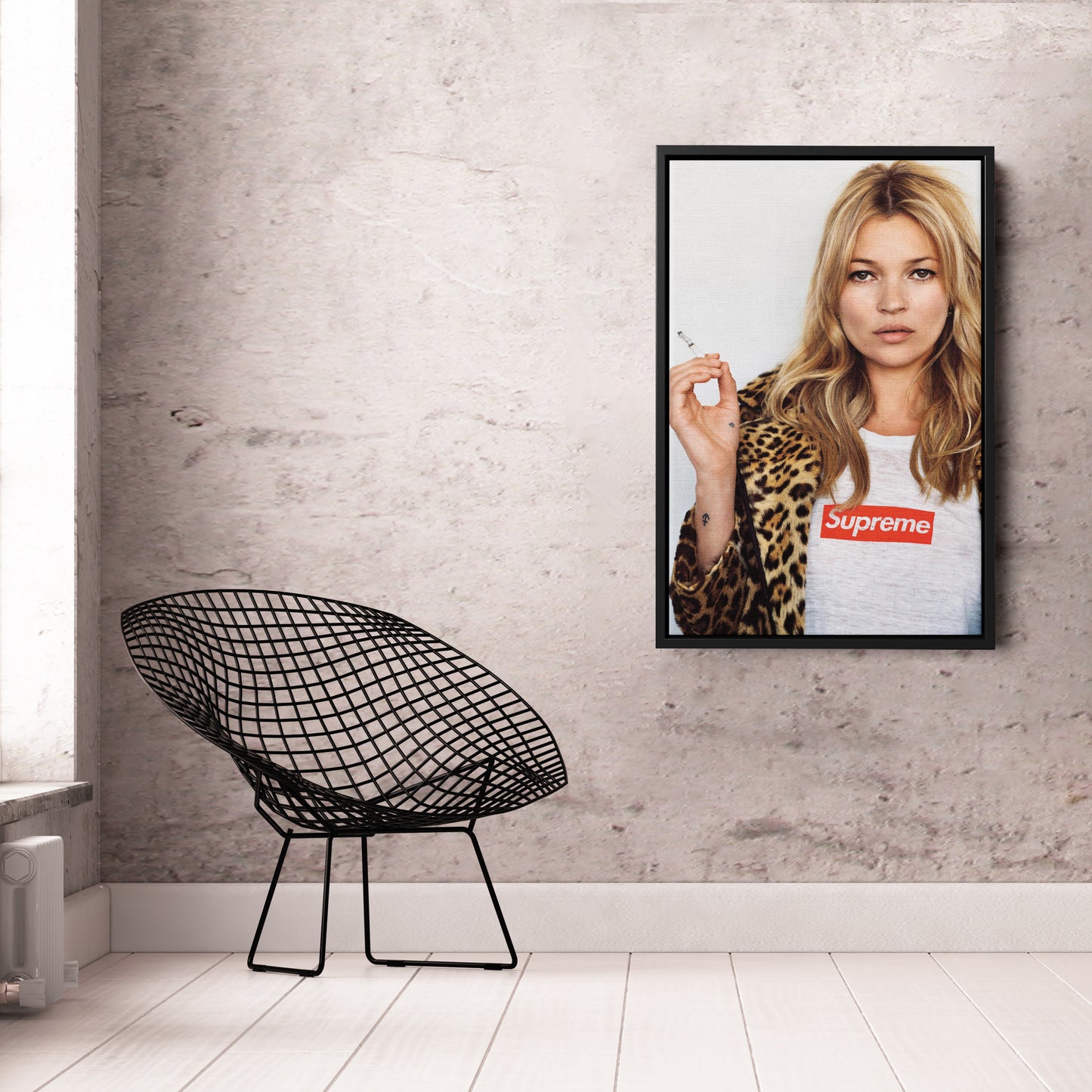 Kate Moss Canvas – Fashion Icon Wall Art Decor