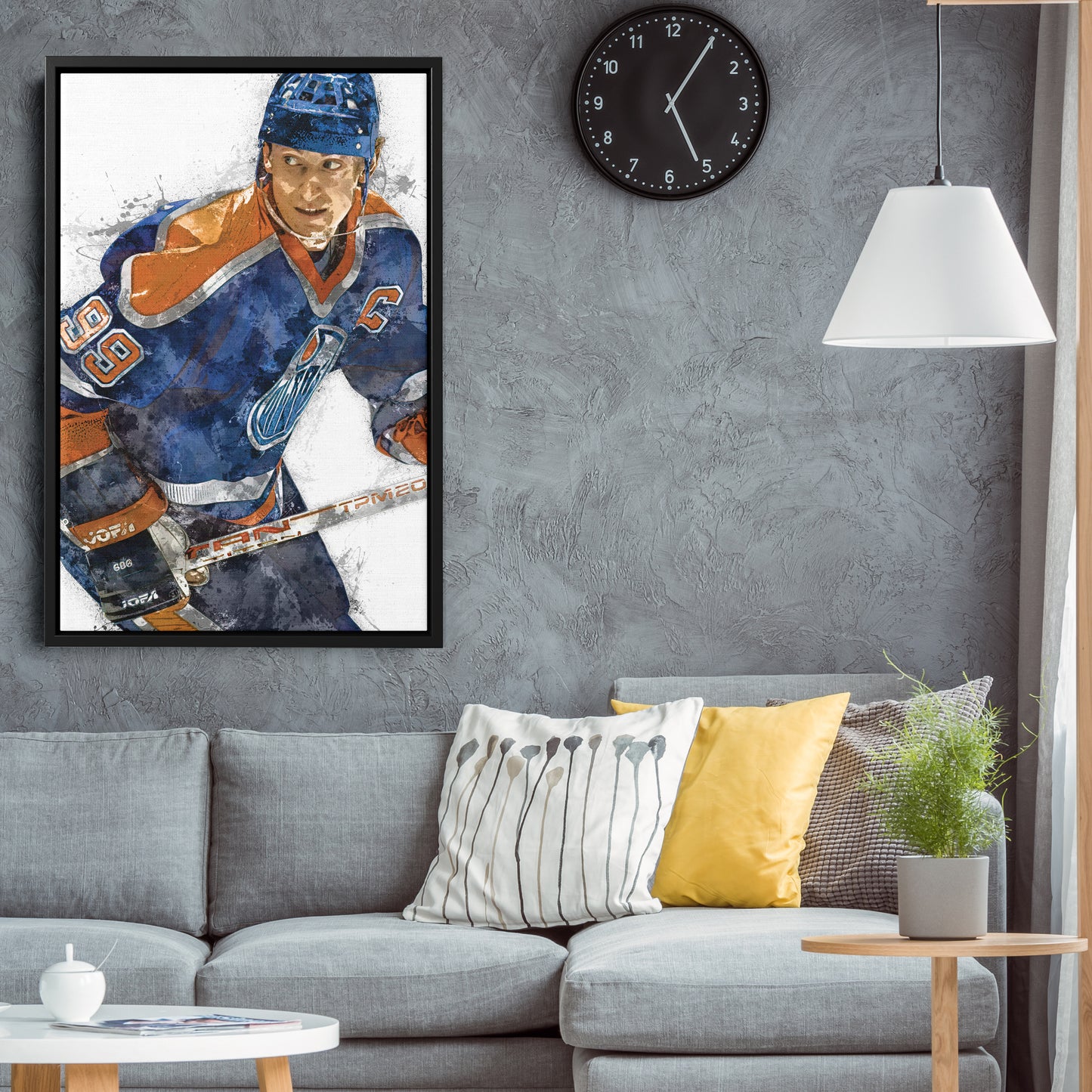 Wayne Gretzky Canvas Art – Edmonton Oilers Wall Decor