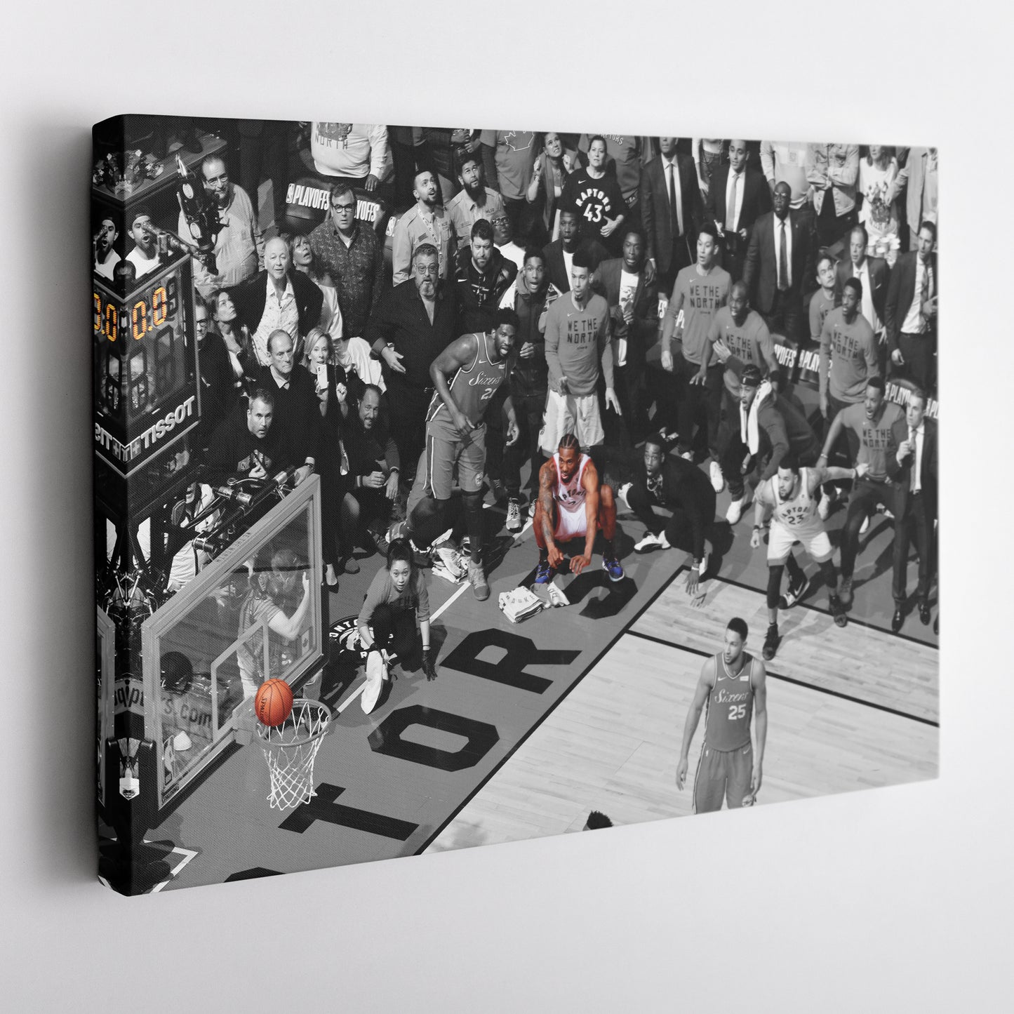 Kawhi Leonard Canvas Art – Raptors Game 7 Wall Decor